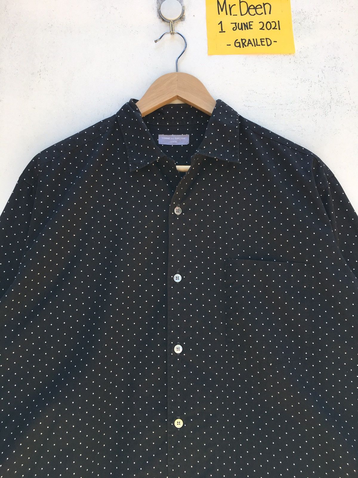 Comme des Garcons Rare Comme des garcons CDG AD 1998 Polka Dots Buttons Shirt Size US L / EU 52-54 / 3 - 6 Thumbnail