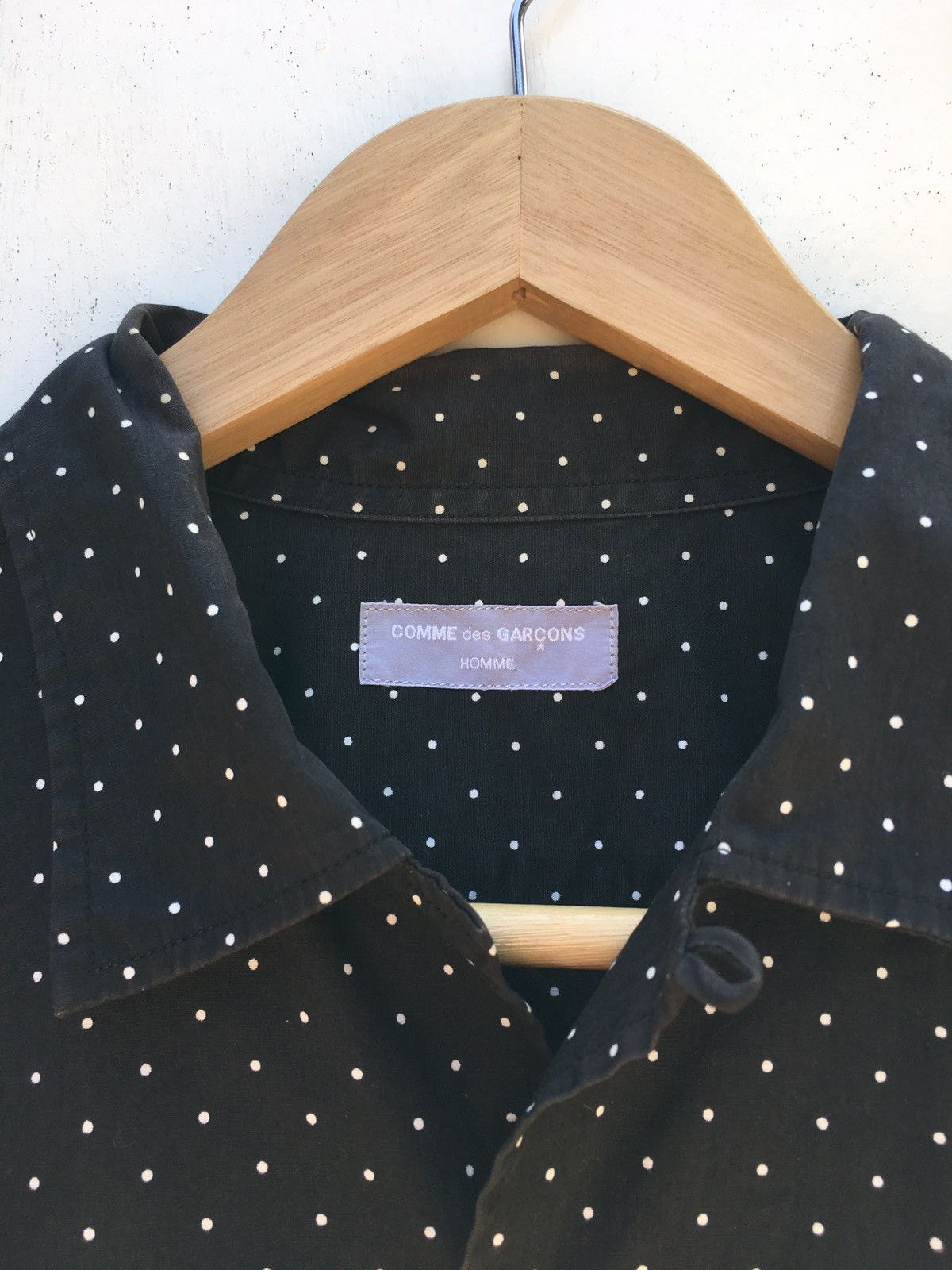 Comme des Garcons Rare Comme des garcons CDG AD 1998 Polka Dots Buttons Shirt Size US L / EU 52-54 / 3 - 9 Thumbnail