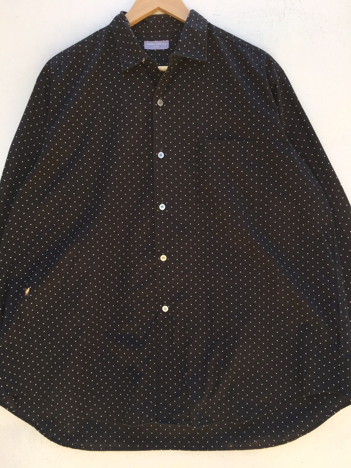 Comme des Garcons Rare Comme des garcons CDG AD 1998 Polka Dots Buttons Shirt Size US L / EU 52-54 / 3 - 5 Thumbnail
