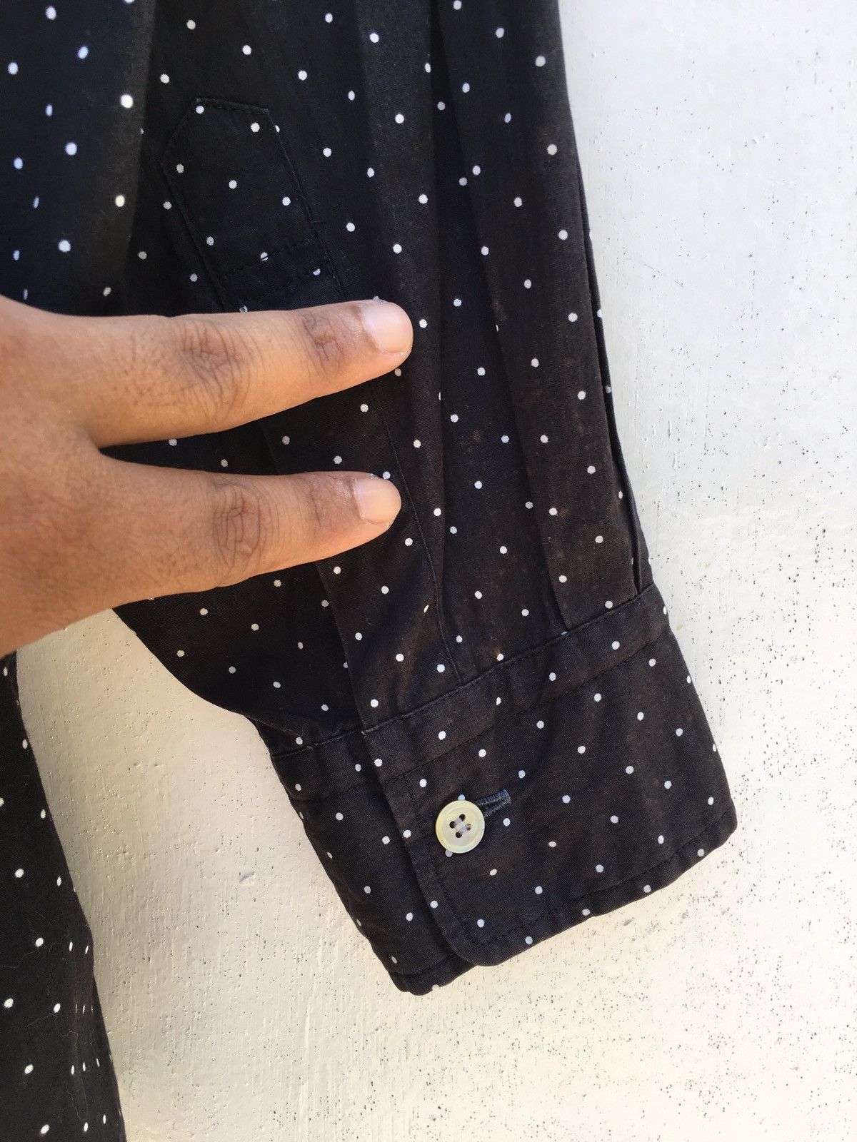 Comme des Garcons Rare Comme des garcons CDG AD 1998 Polka Dots Buttons Shirt Size US L / EU 52-54 / 3 - 23 Thumbnail