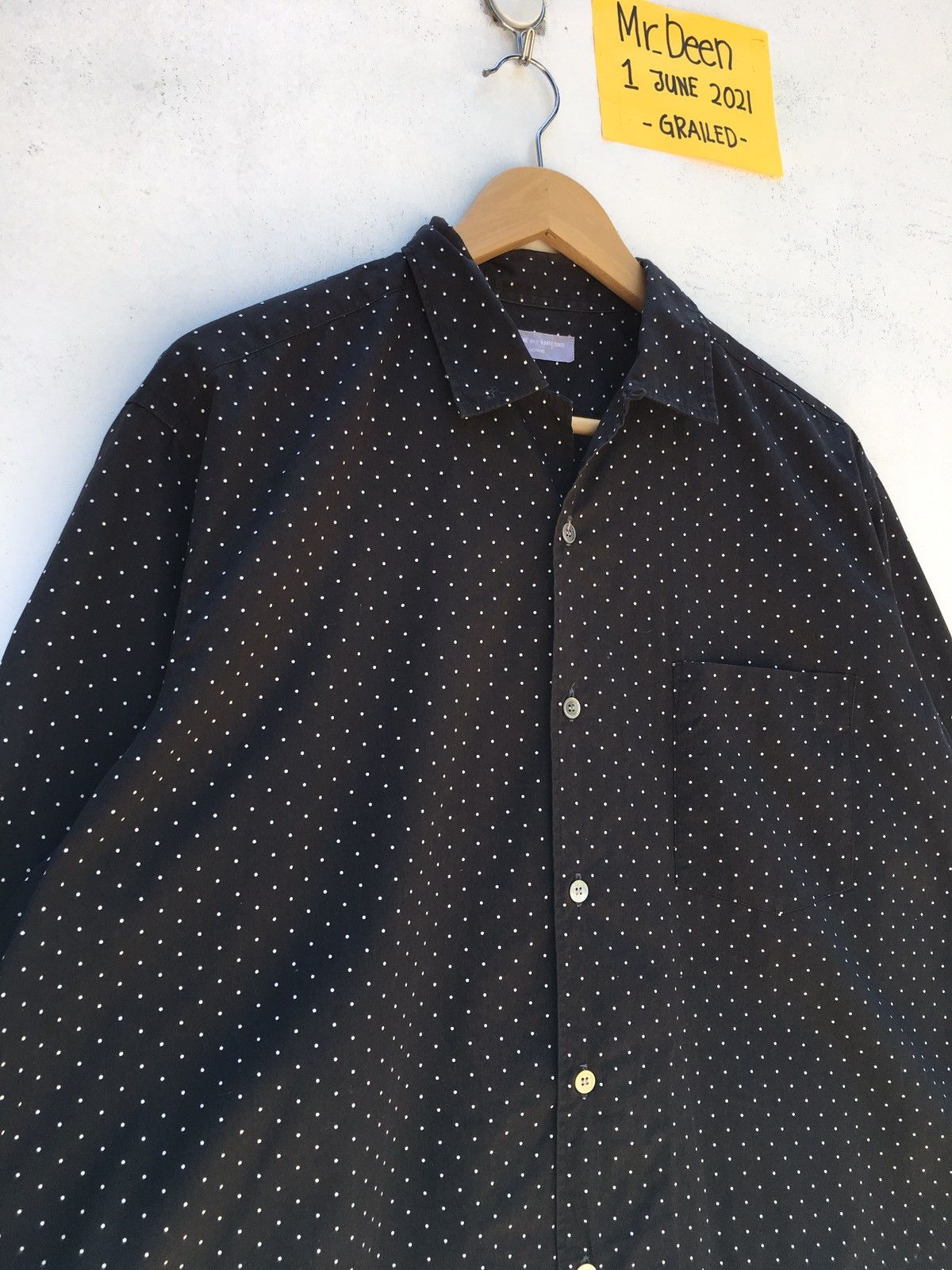 Comme des Garcons Rare Comme des garcons CDG AD 1998 Polka Dots Buttons Shirt Size US L / EU 52-54 / 3 - 7 Thumbnail