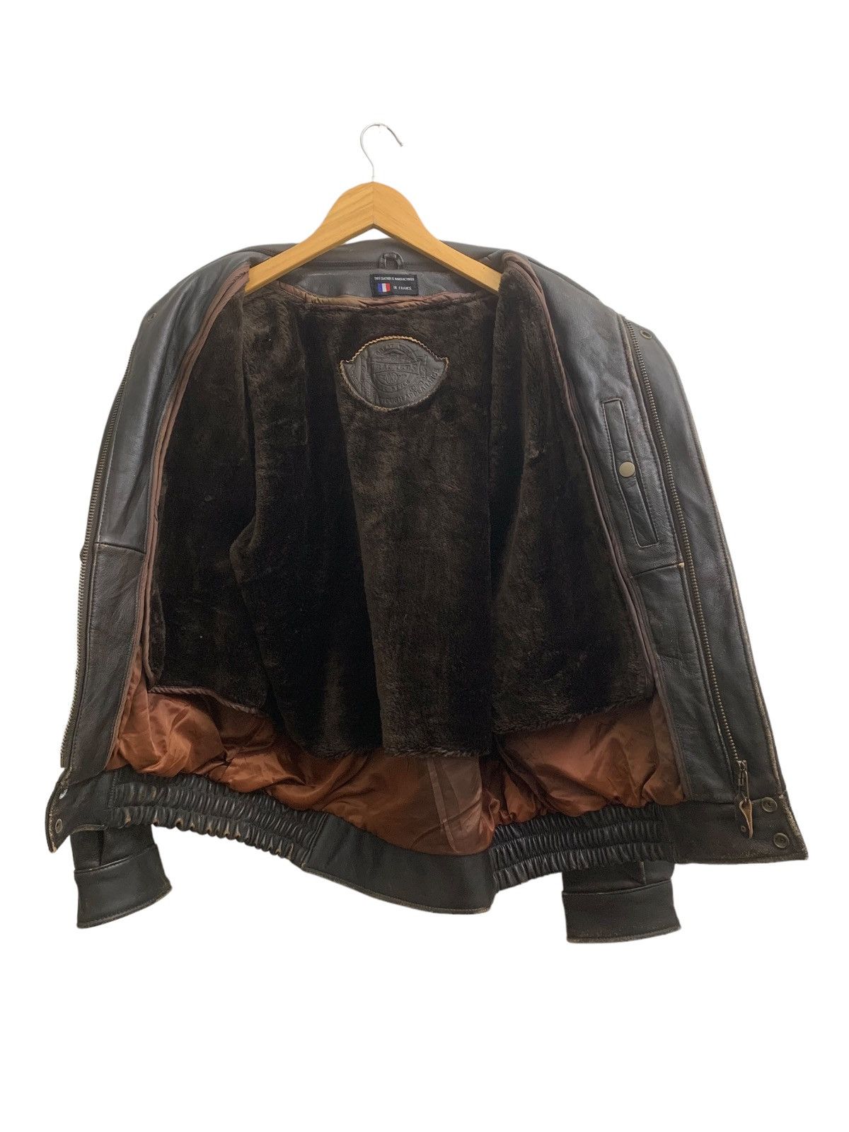 Kadoya RARE ‼️ Vintage Crackers A-2 Leather Bomber Jacket Size US L / EU 52-54 / 3 - 4 Thumbnail