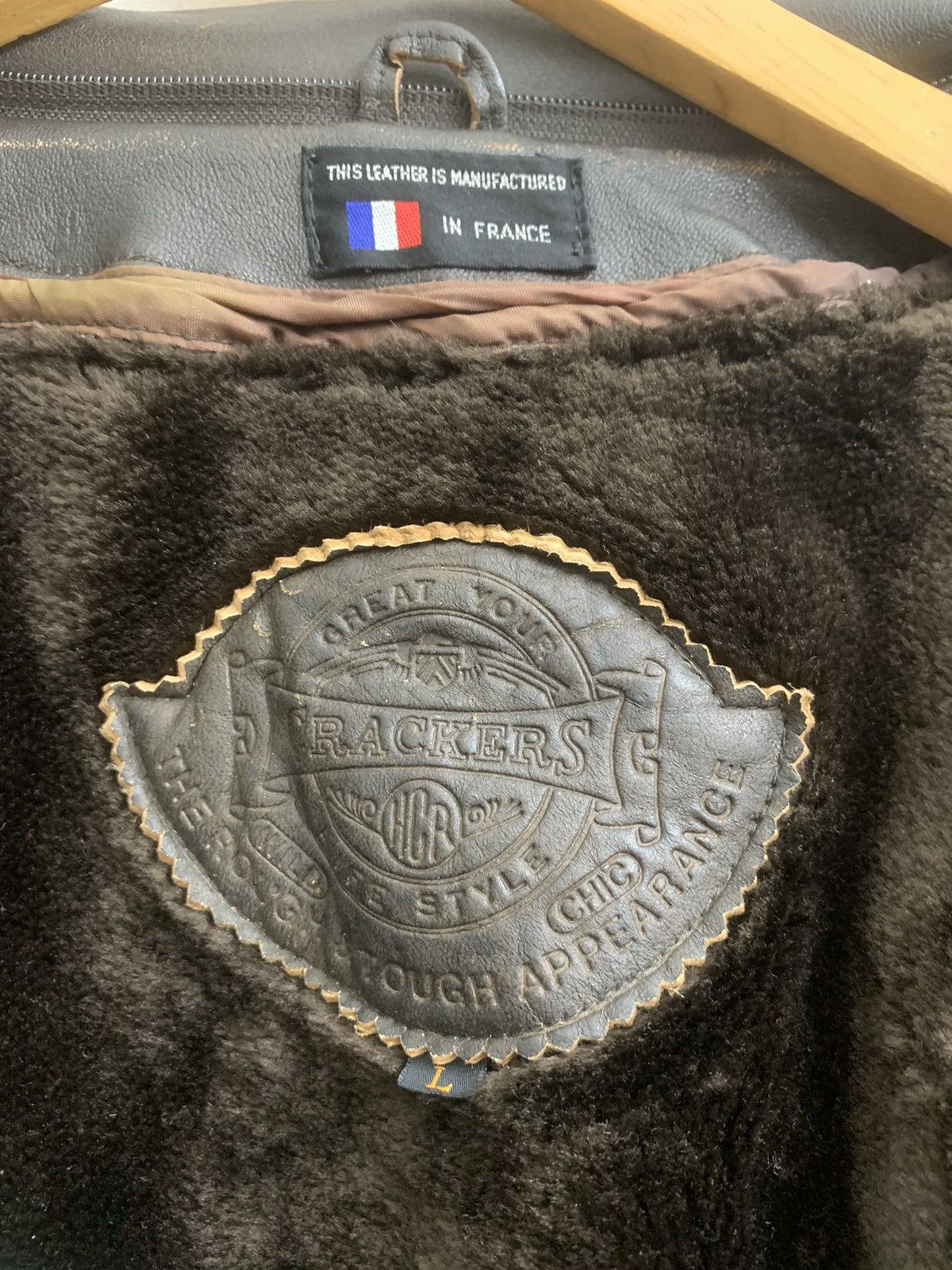 Kadoya RARE ‼️ Vintage Crackers A-2 Leather Bomber Jacket Size US L / EU 52-54 / 3 - 7 Thumbnail
