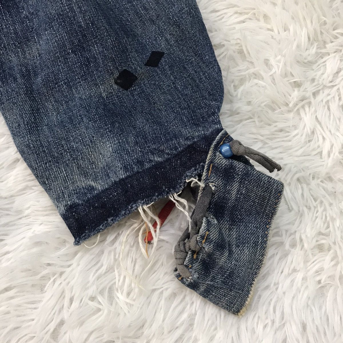 Levi's Vtg Levis Big E 521 Button Trucker Distress & Custom Jacket Size US M / EU 48-50 / 2 - 9 Thumbnail