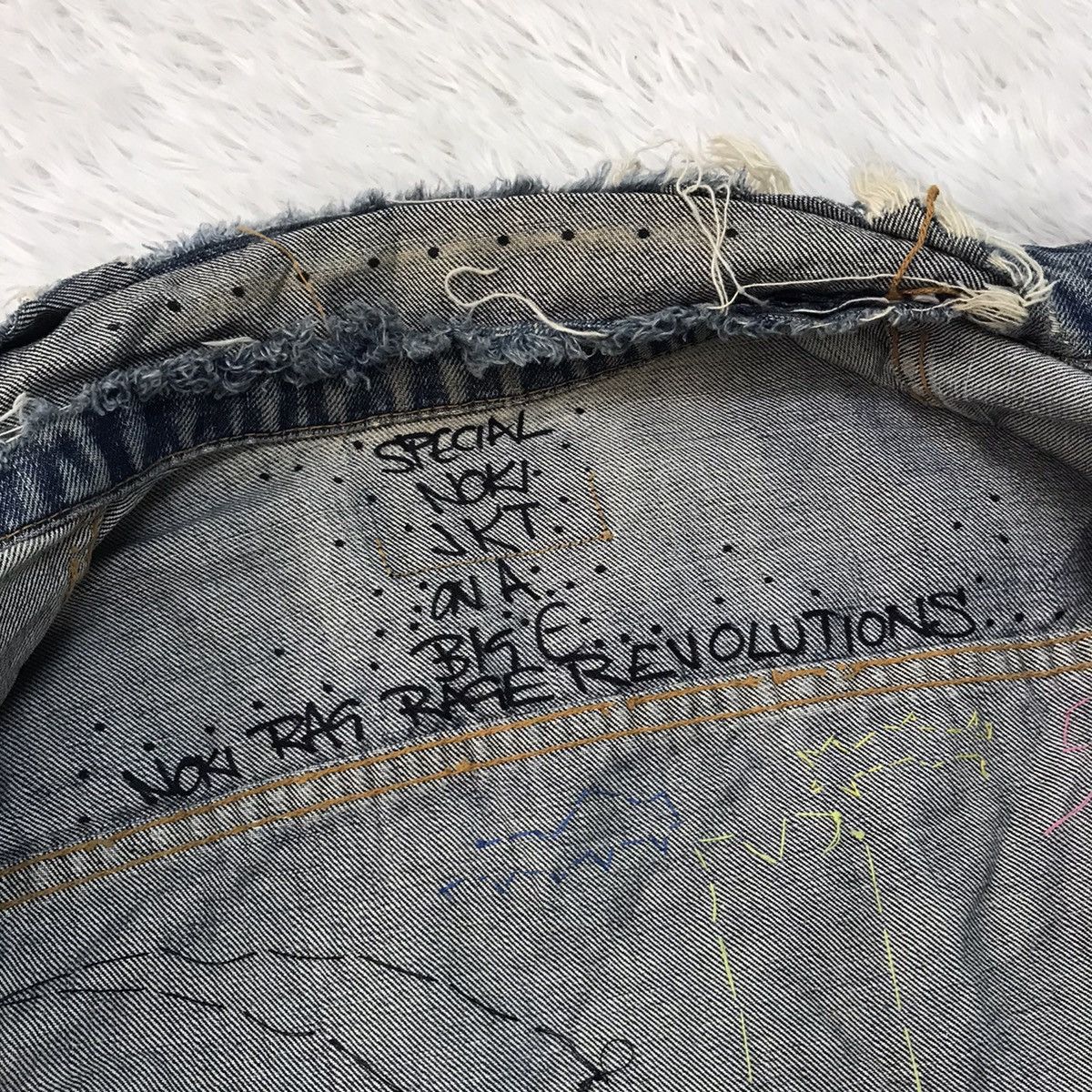 Levi's Vtg Levis Big E 521 Button Trucker Distress & Custom Jacket Size US M / EU 48-50 / 2 - 20 Thumbnail