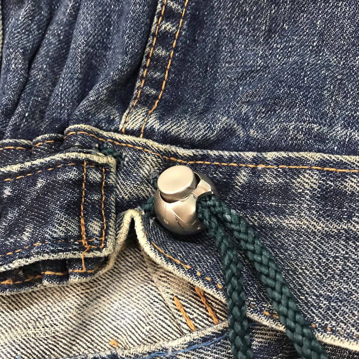 Levi's Vtg Levis Big E 521 Button Trucker Distress & Custom Jacket Size US M / EU 48-50 / 2 - 16 Thumbnail