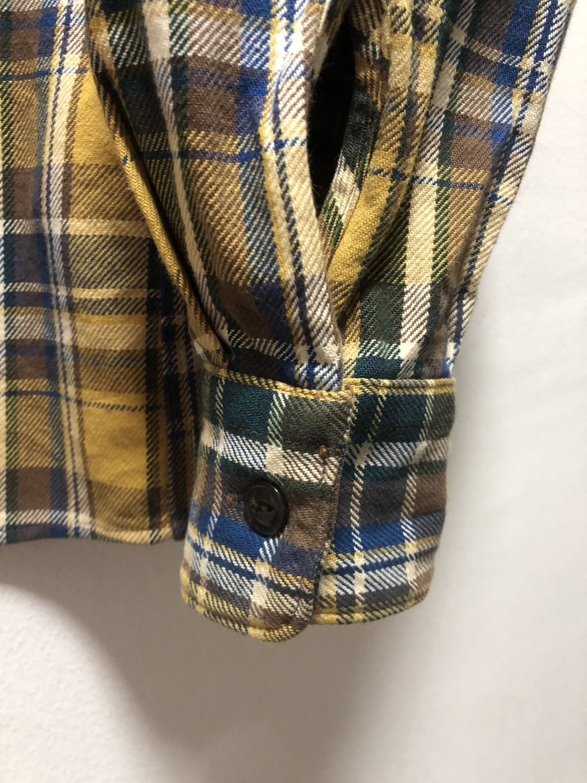 Stevenson Overall Co. STEVENSON Overall Co Shirt Flannel Plaid Japanmade Workwear Size US L / EU 52-54 / 3 - 4 Thumbnail