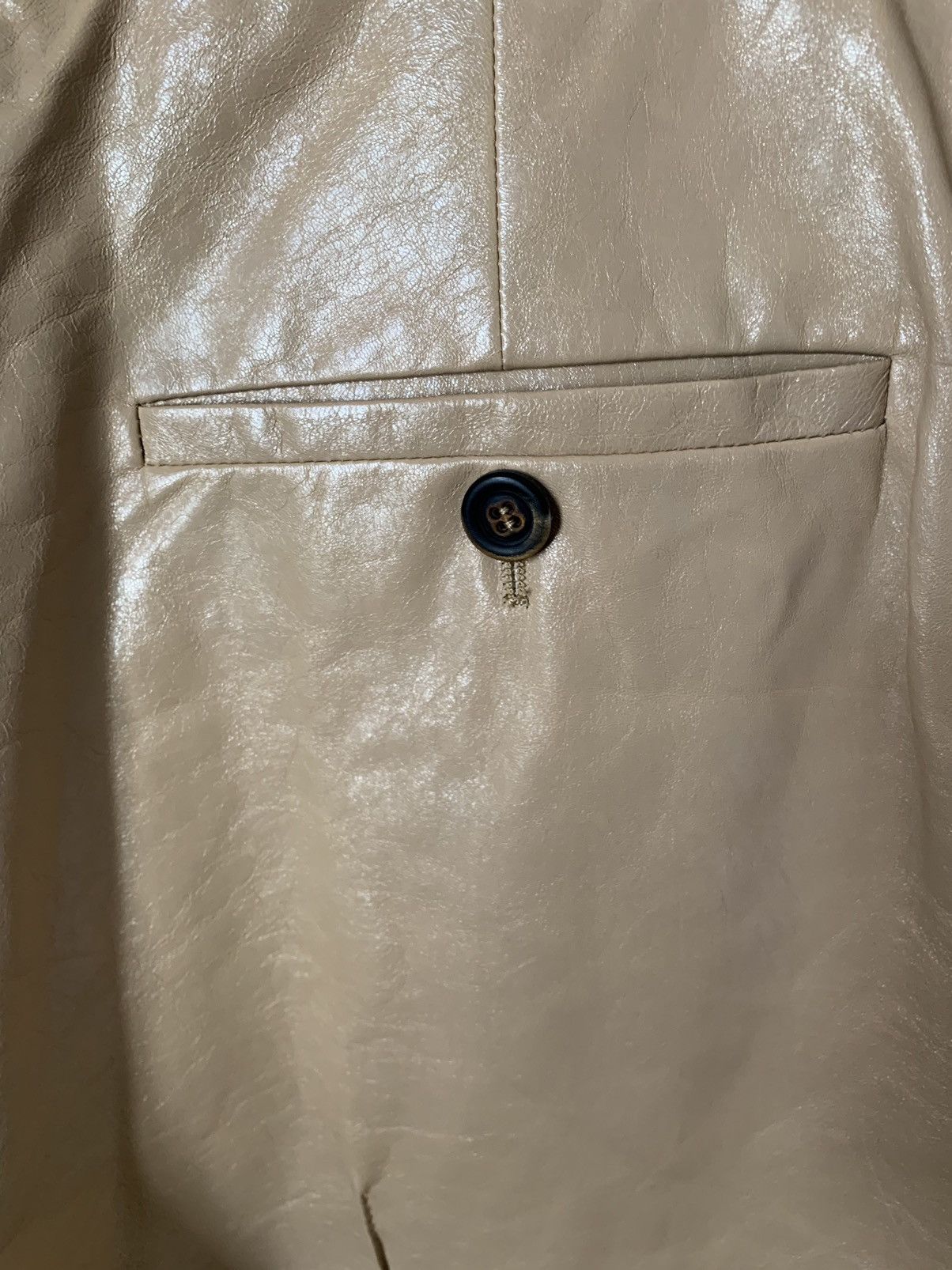 Marni $3500 Lamb Leather Wide Leg Flare Pants Size 28" / US 6 / IT 42 - 9 Thumbnail