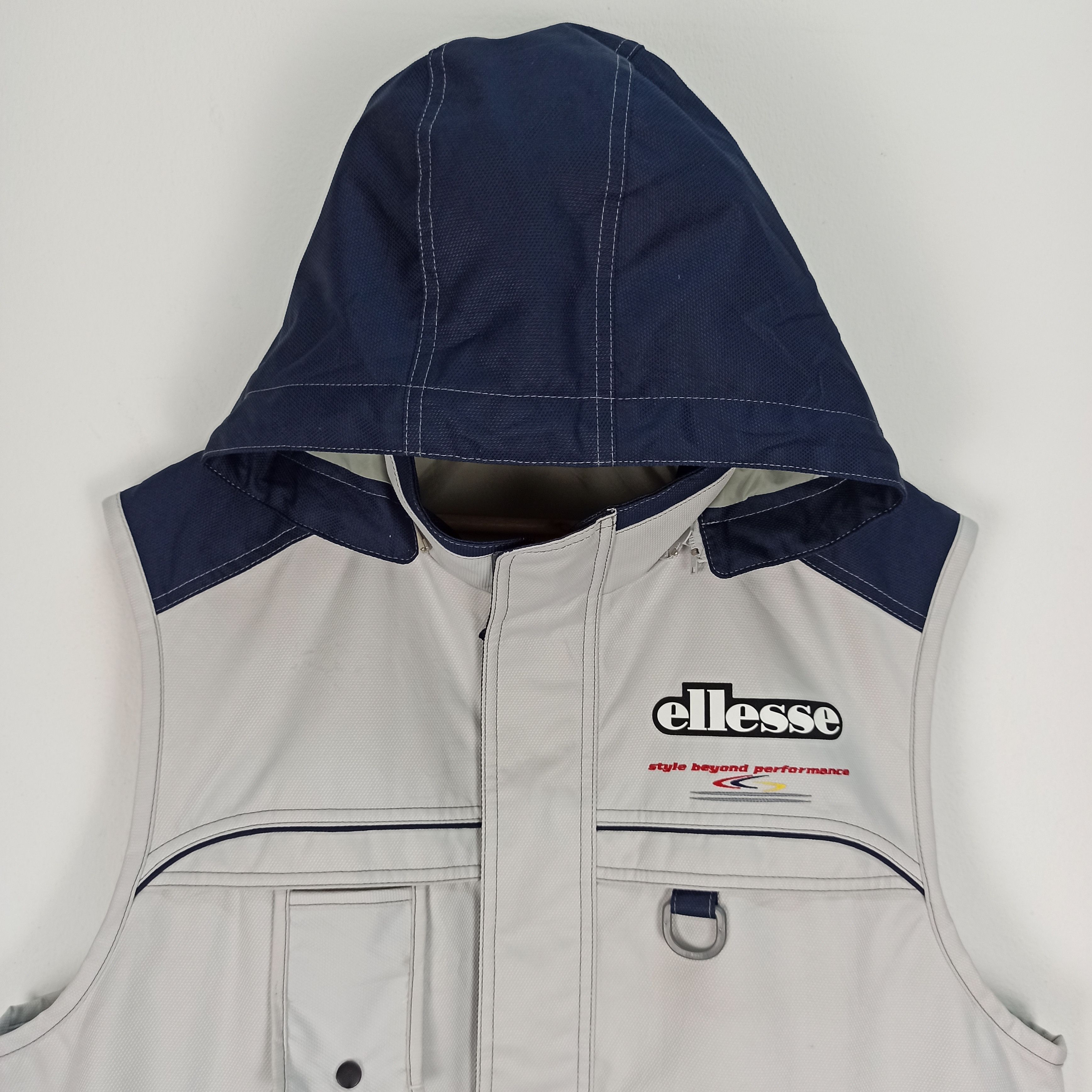 Ellesse Rare Ellesse Ski Jacket Vest Hoodie Winter Size US L / EU 52-54 / 3 - 2 Thumbnail