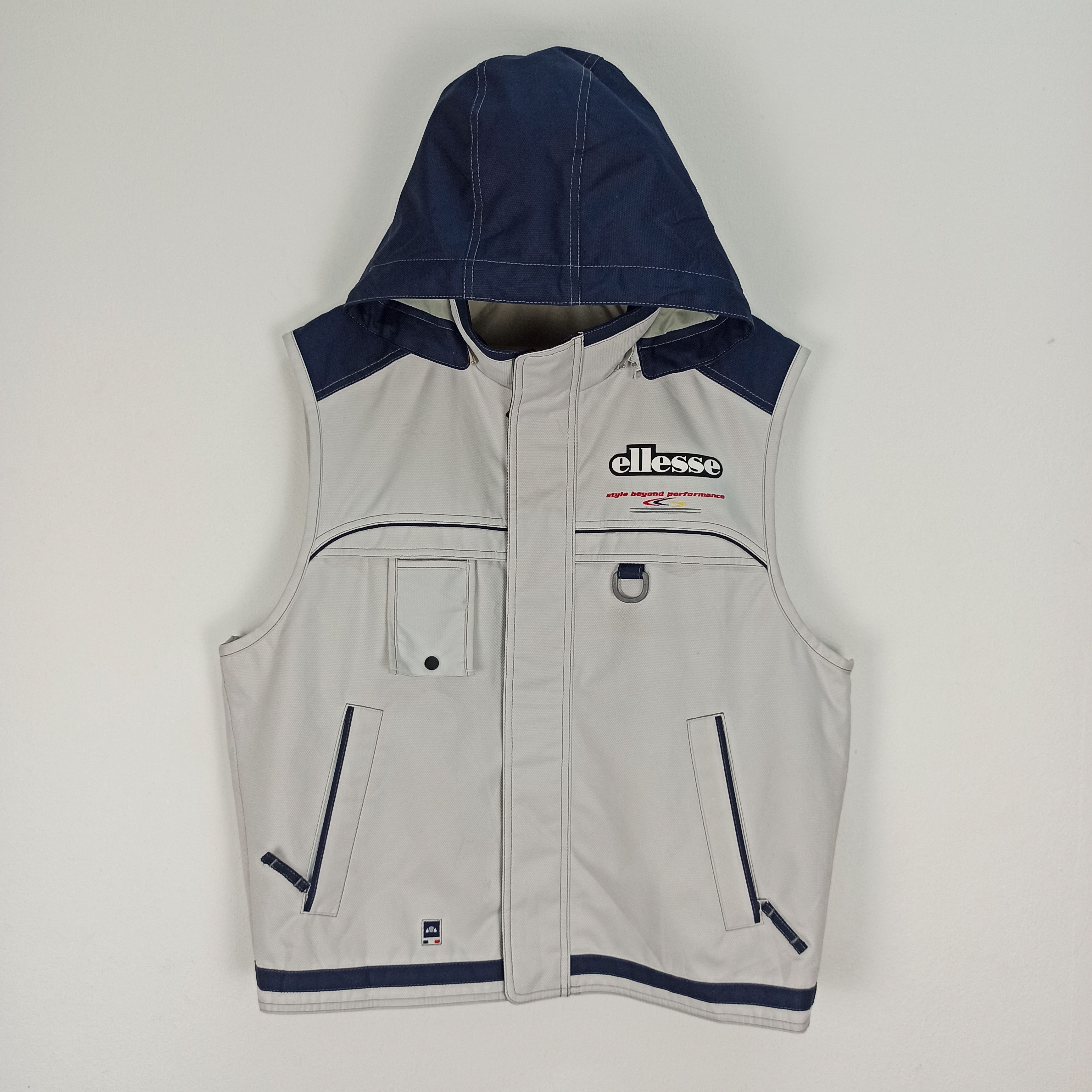 Ellesse Rare Ellesse Ski Jacket Vest Hoodie Winter Size US L / EU 52-54 / 3 - 1 Thumbnail
