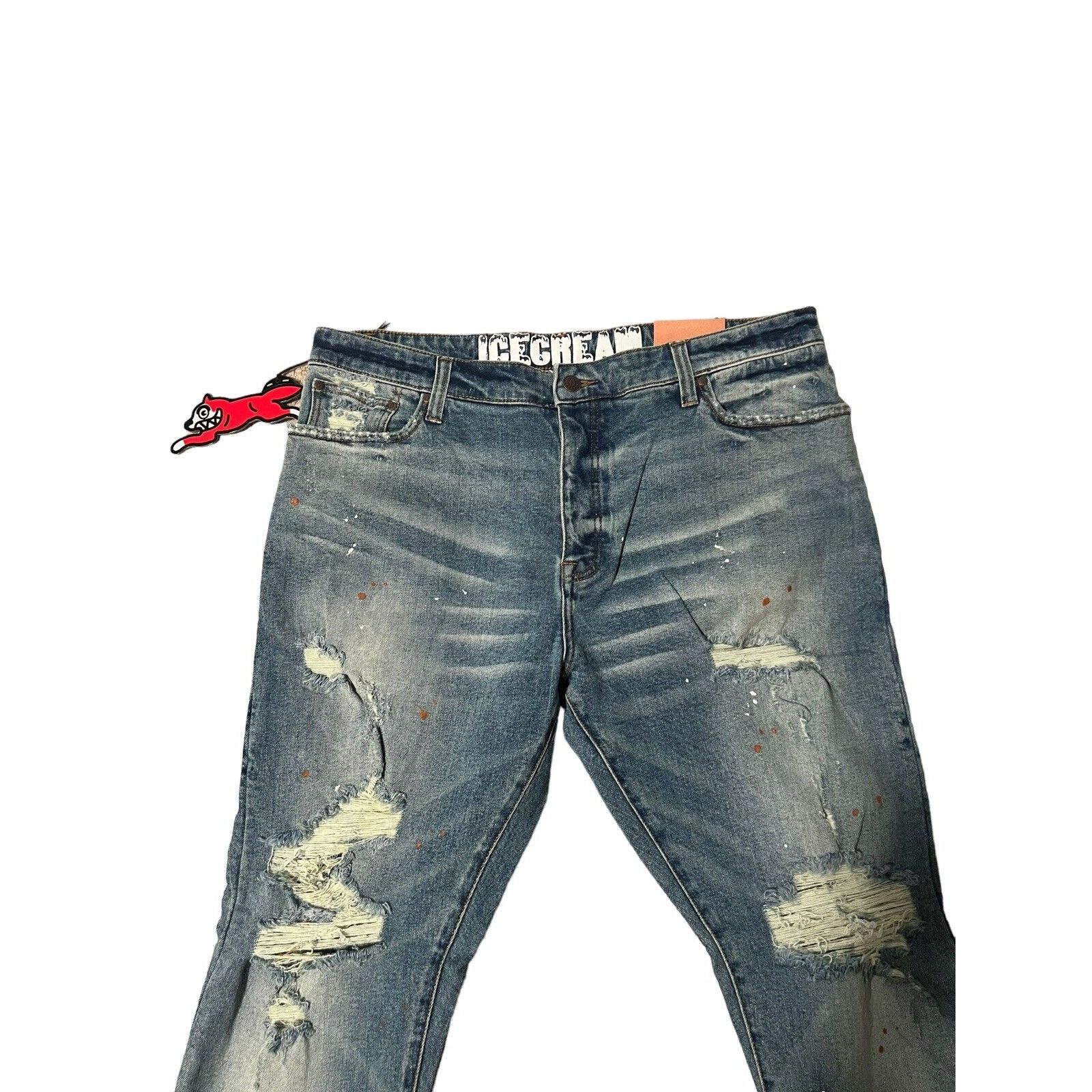 Billionaire Boys Club × Icecream Billionaire Boys Club BBC ICE CREAM Skinny Mens Jeans 38/32 Size US 38 / EU 54 - 2 Thumbnail