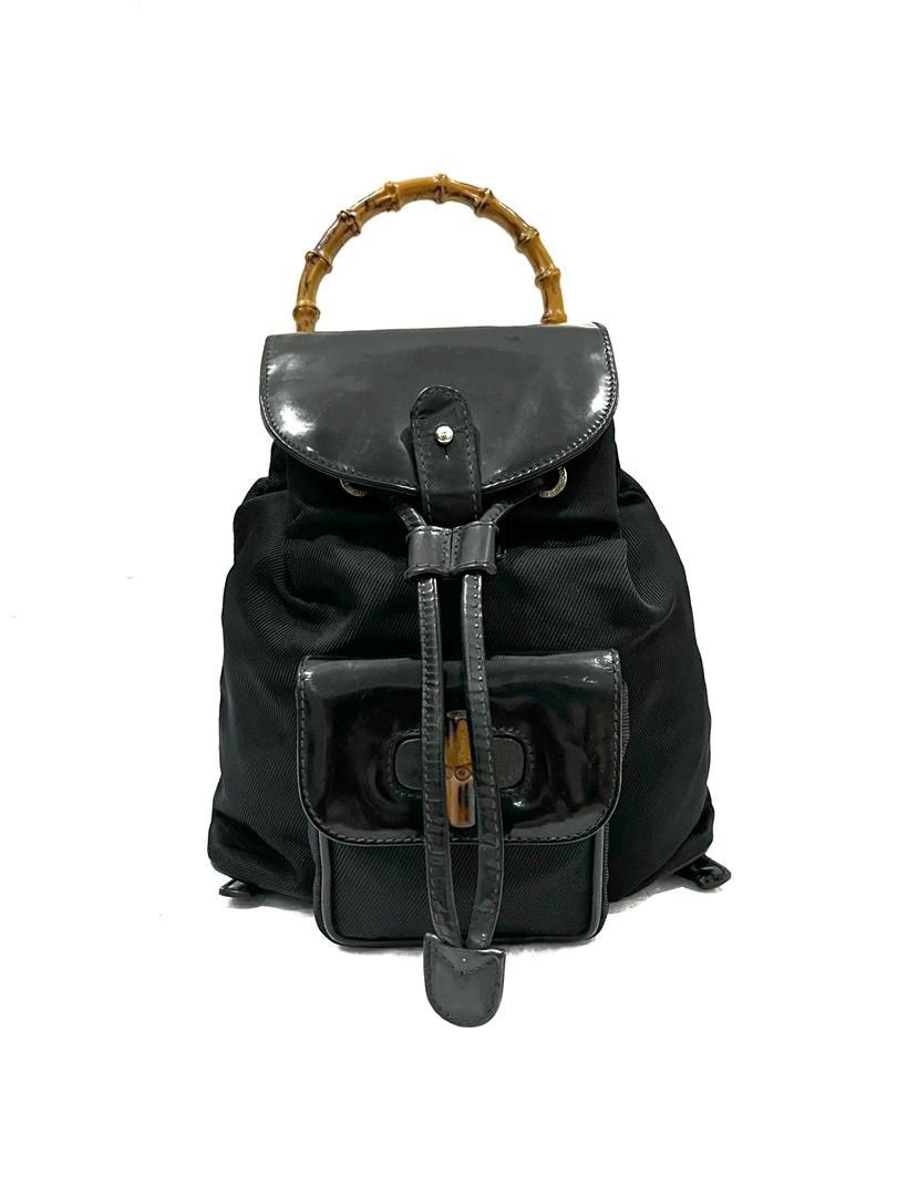 Gucci Authentic Vintage GUCCI Bambo Small Backpack Size ONE SIZE - 4 Thumbnail