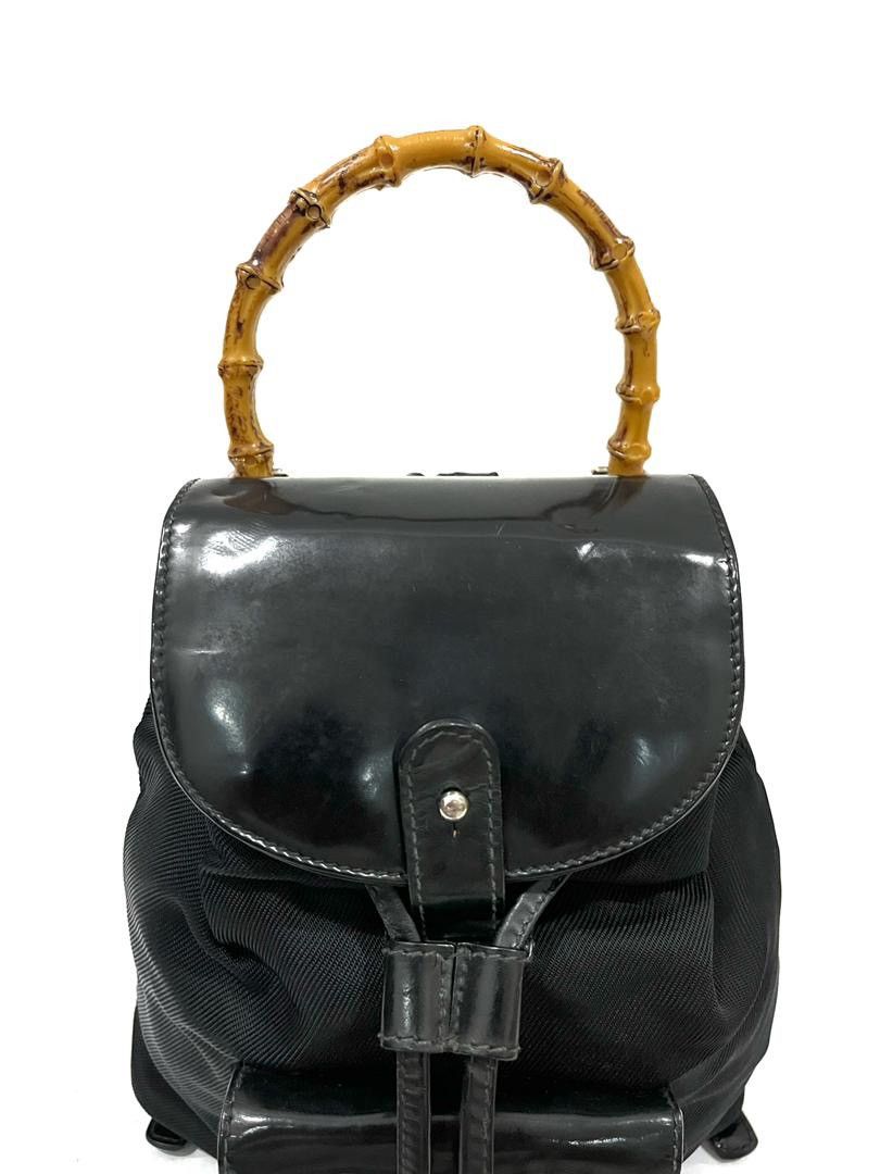 Gucci Authentic Vintage GUCCI Bambo Small Backpack Size ONE SIZE - 3 Thumbnail