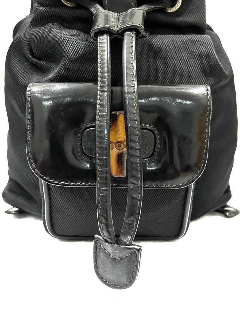 Gucci Authentic Vintage GUCCI Bambo Small Backpack Size ONE SIZE - 7 Thumbnail