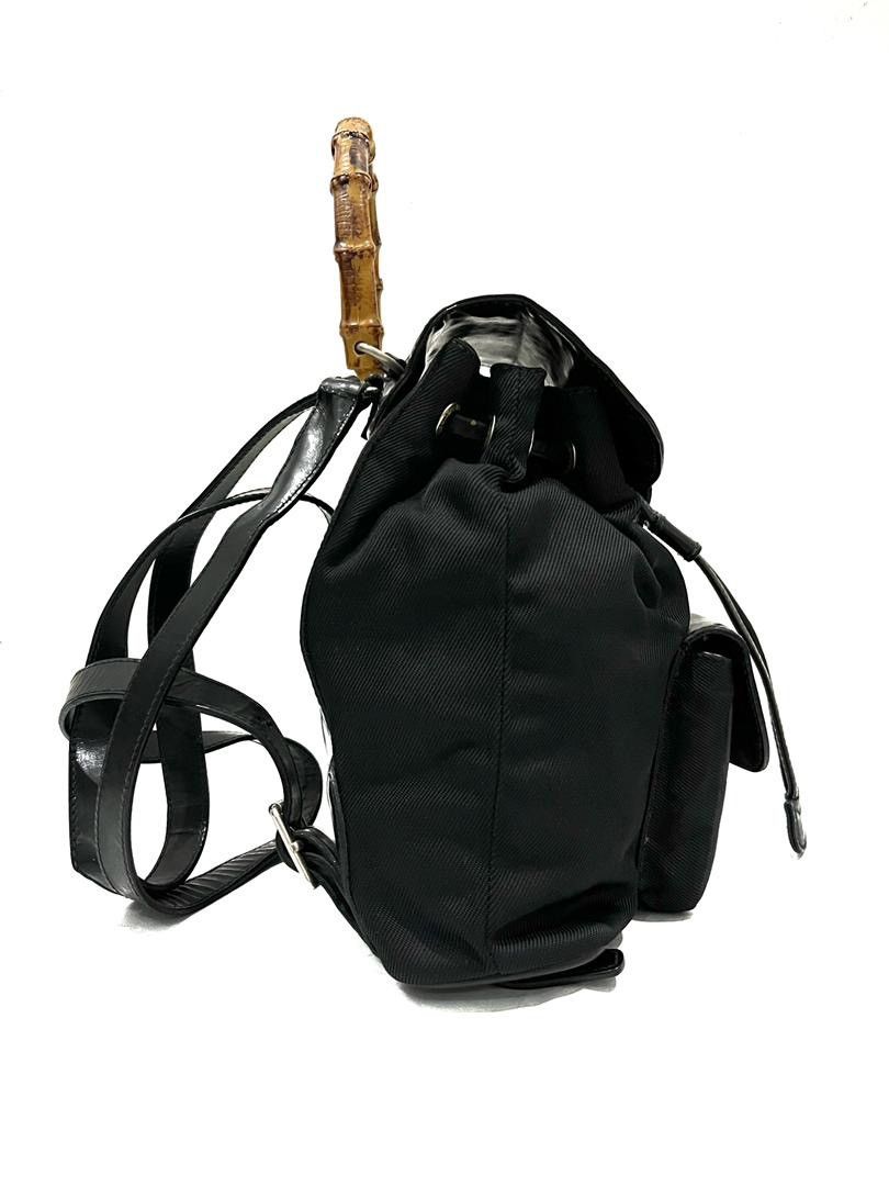 Gucci Authentic Vintage GUCCI Bambo Small Backpack Size ONE SIZE - 10 Thumbnail