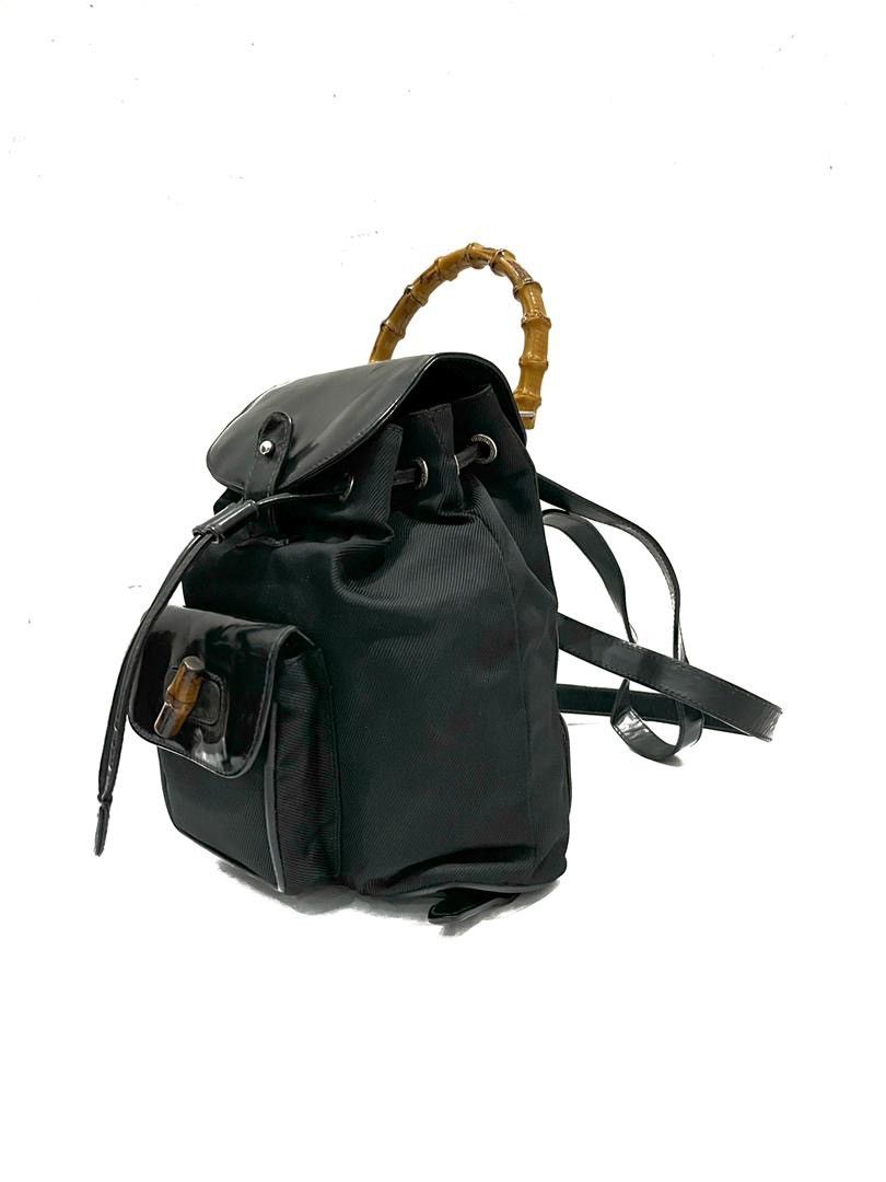 Gucci Authentic Vintage GUCCI Bambo Small Backpack Size ONE SIZE - 2 Thumbnail