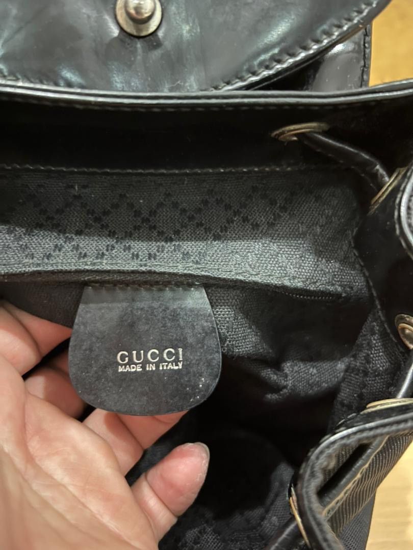 Gucci Authentic Vintage GUCCI Bambo Small Backpack Size ONE SIZE - 16 Thumbnail