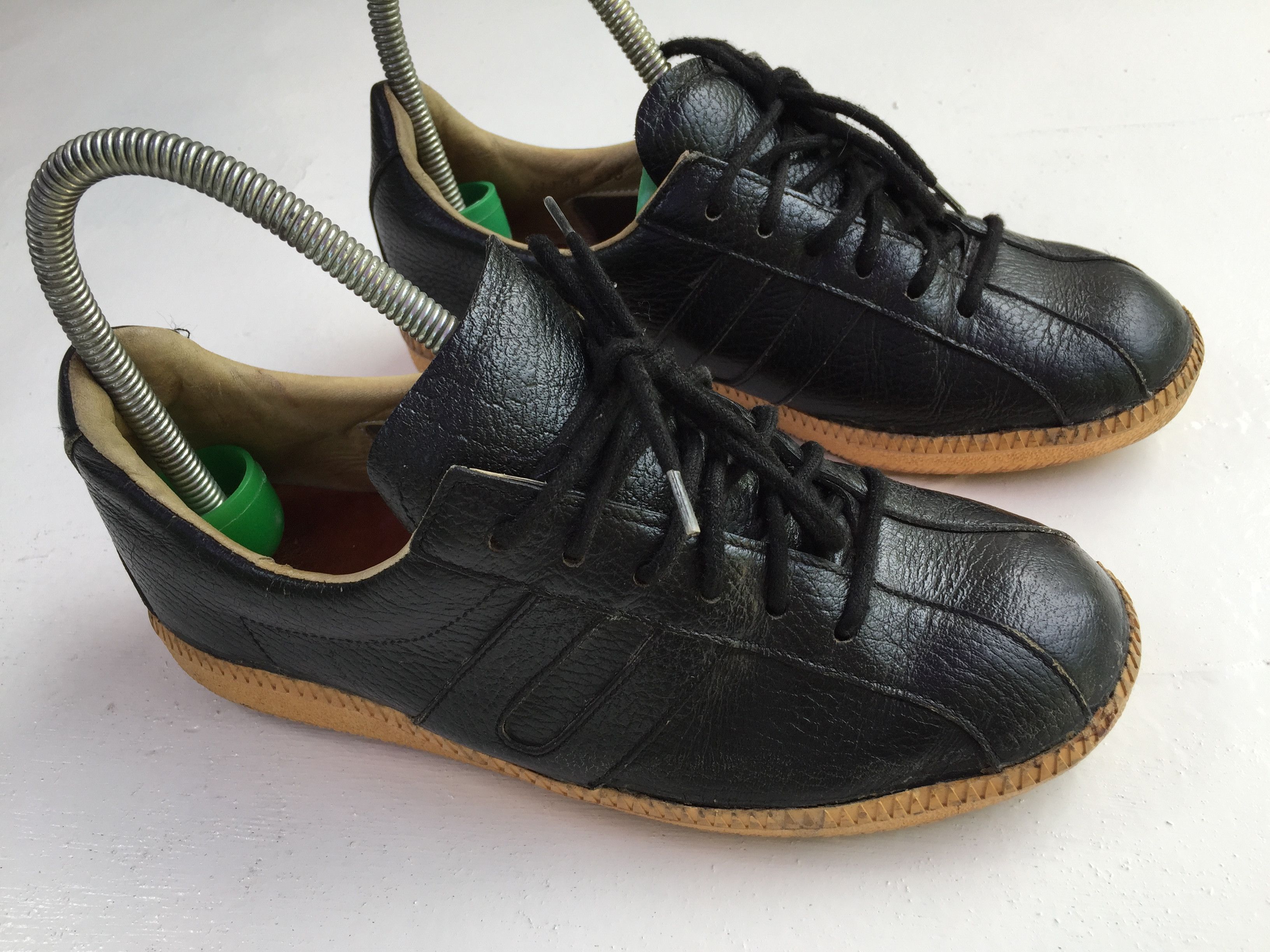 Helmut Lang Archival 90s Helmut Lang leather sneakers Italy black Size US 6.5 / EU 39-40 - 2 Thumbnail