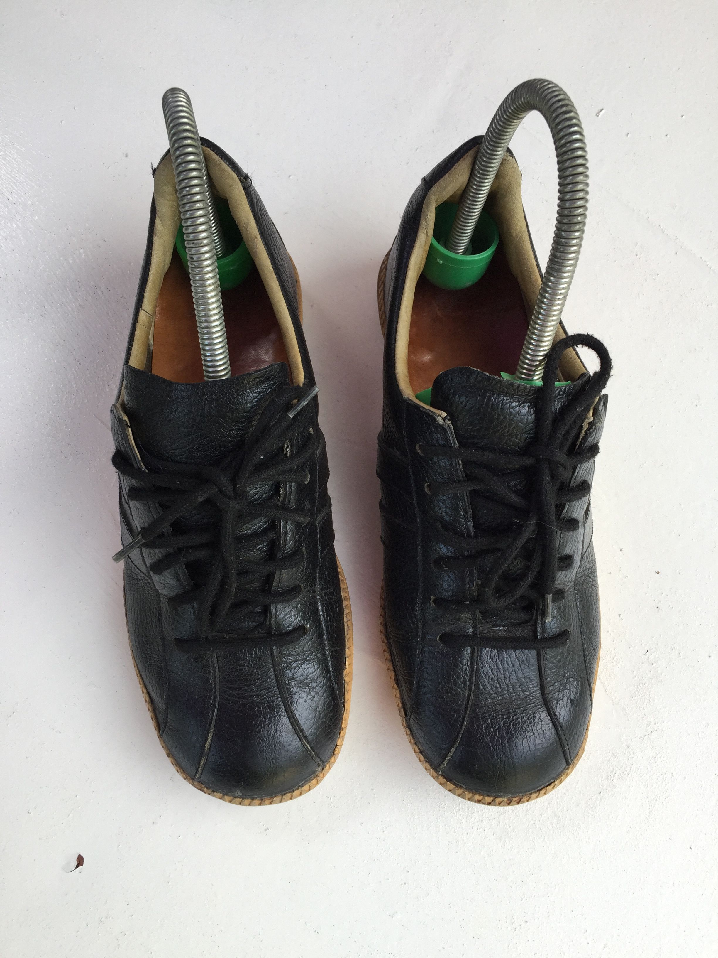 Helmut Lang Archival 90s Helmut Lang leather sneakers Italy black Size US 6.5 / EU 39-40 - 6 Thumbnail