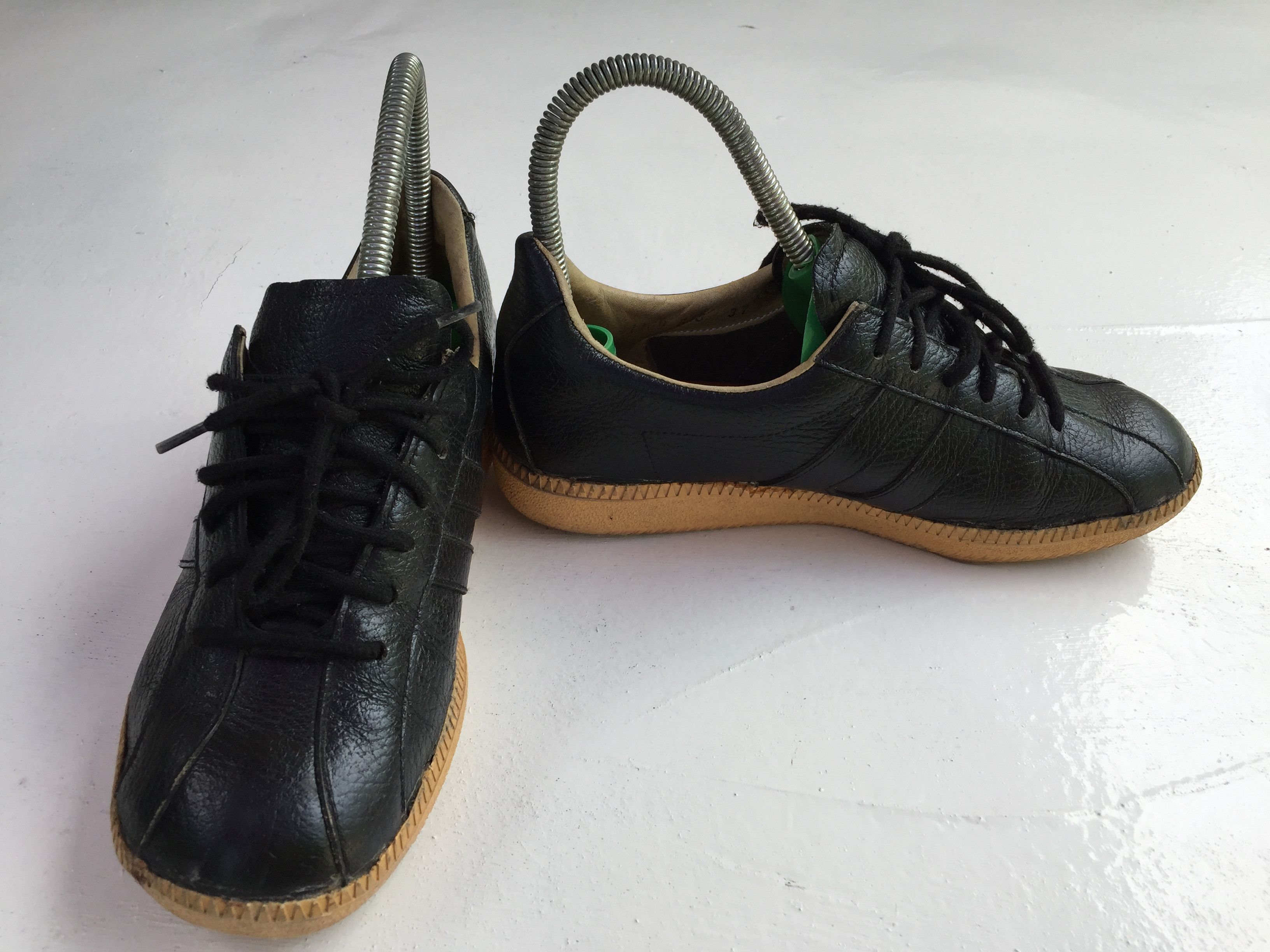 Helmut Lang Archival 90s Helmut Lang leather sneakers Italy black Size US 6.5 / EU 39-40 - 3 Thumbnail