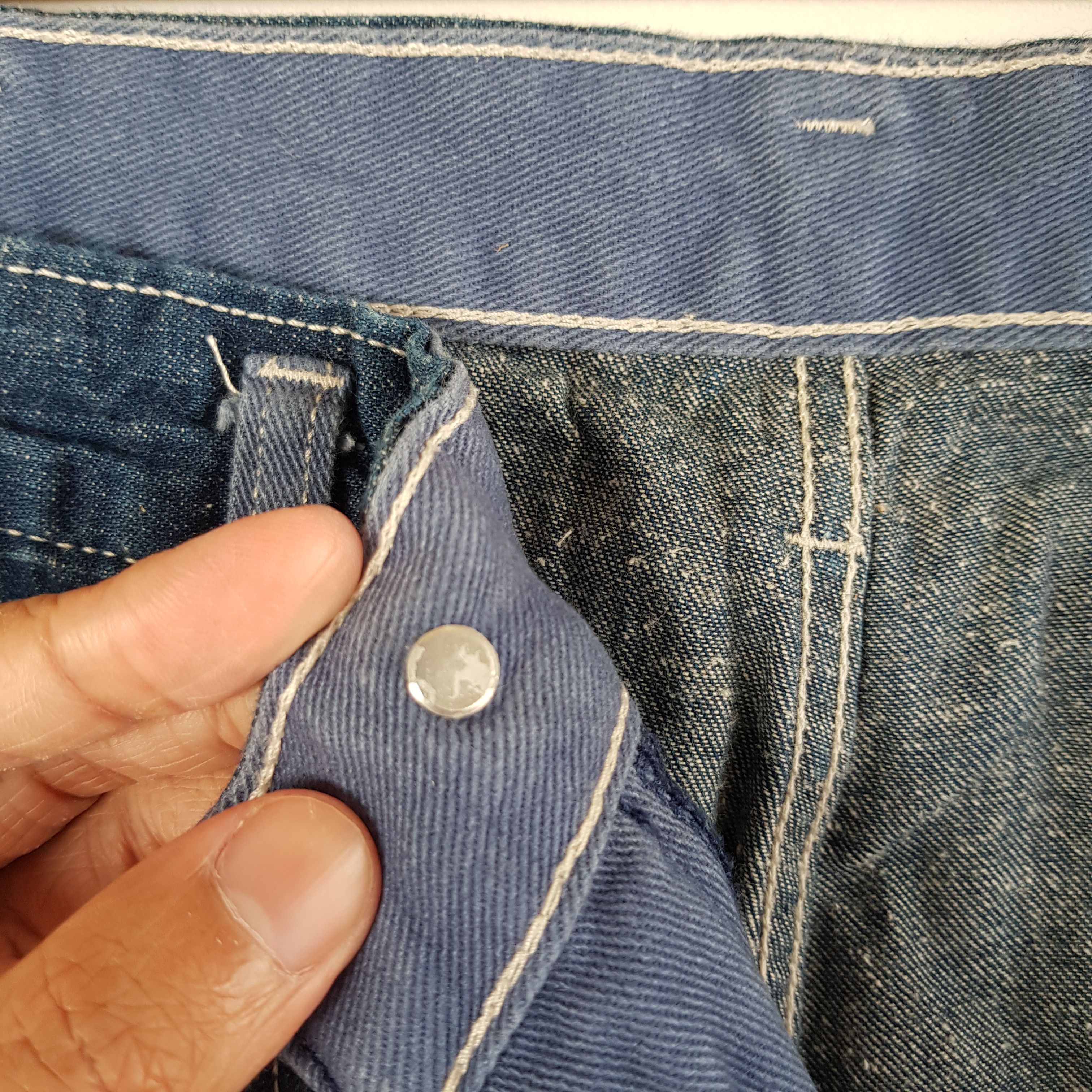 Japanese Brand Vintage Japanese Jeans Loose Fit Japanese Denim Pants Size US 30 / EU 46 - 9 Thumbnail
