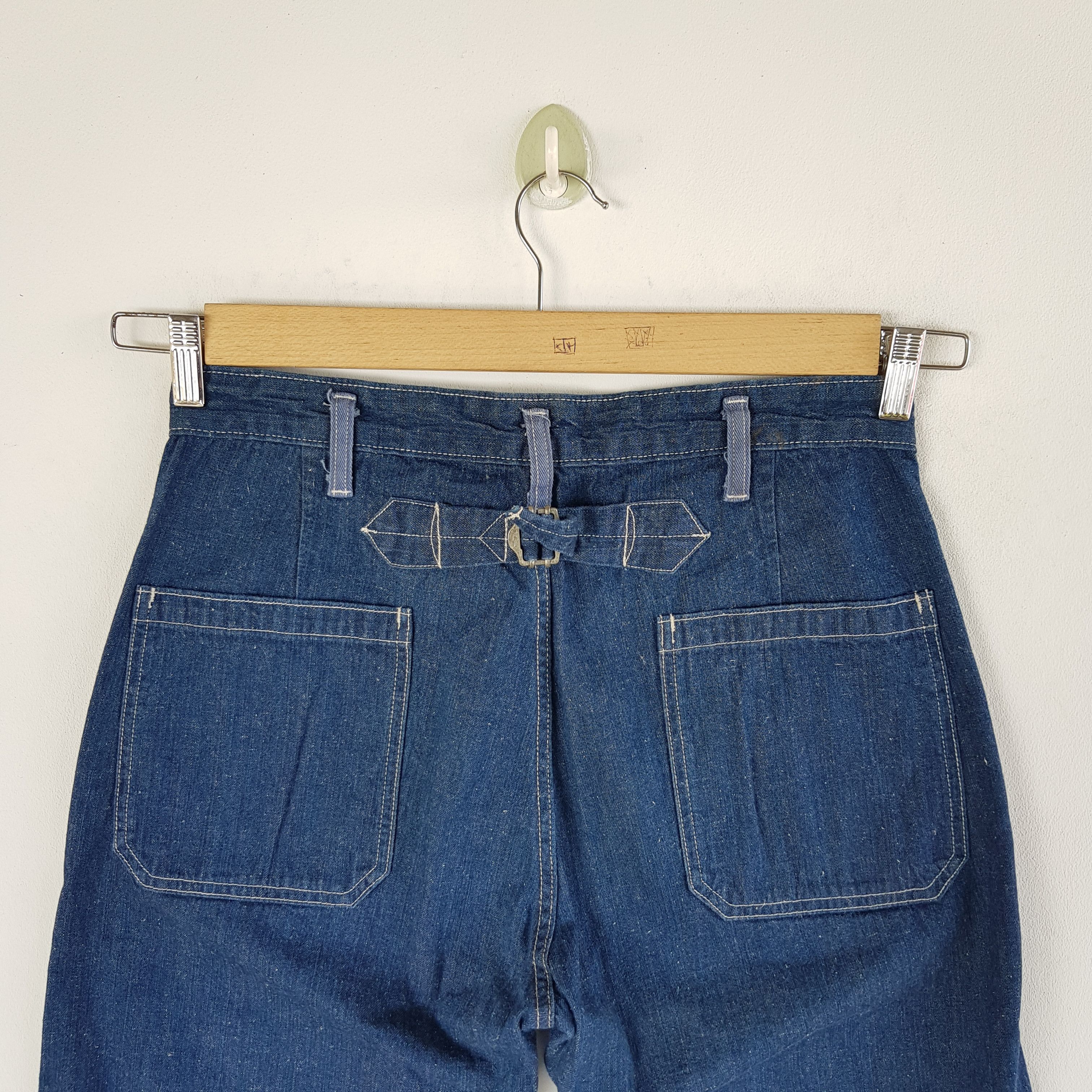 Japanese Brand Vintage Japanese Jeans Loose Fit Japanese Denim Pants Size US 30 / EU 46 - 6 Thumbnail
