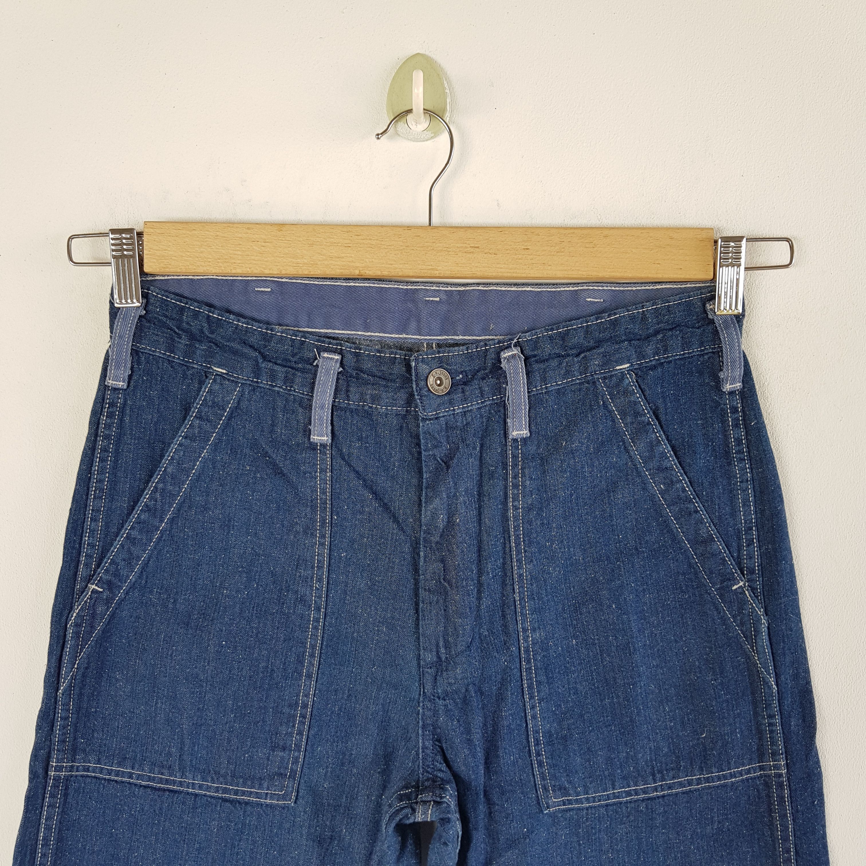 Japanese Brand Vintage Japanese Jeans Loose Fit Japanese Denim Pants Size US 30 / EU 46 - 3 Thumbnail
