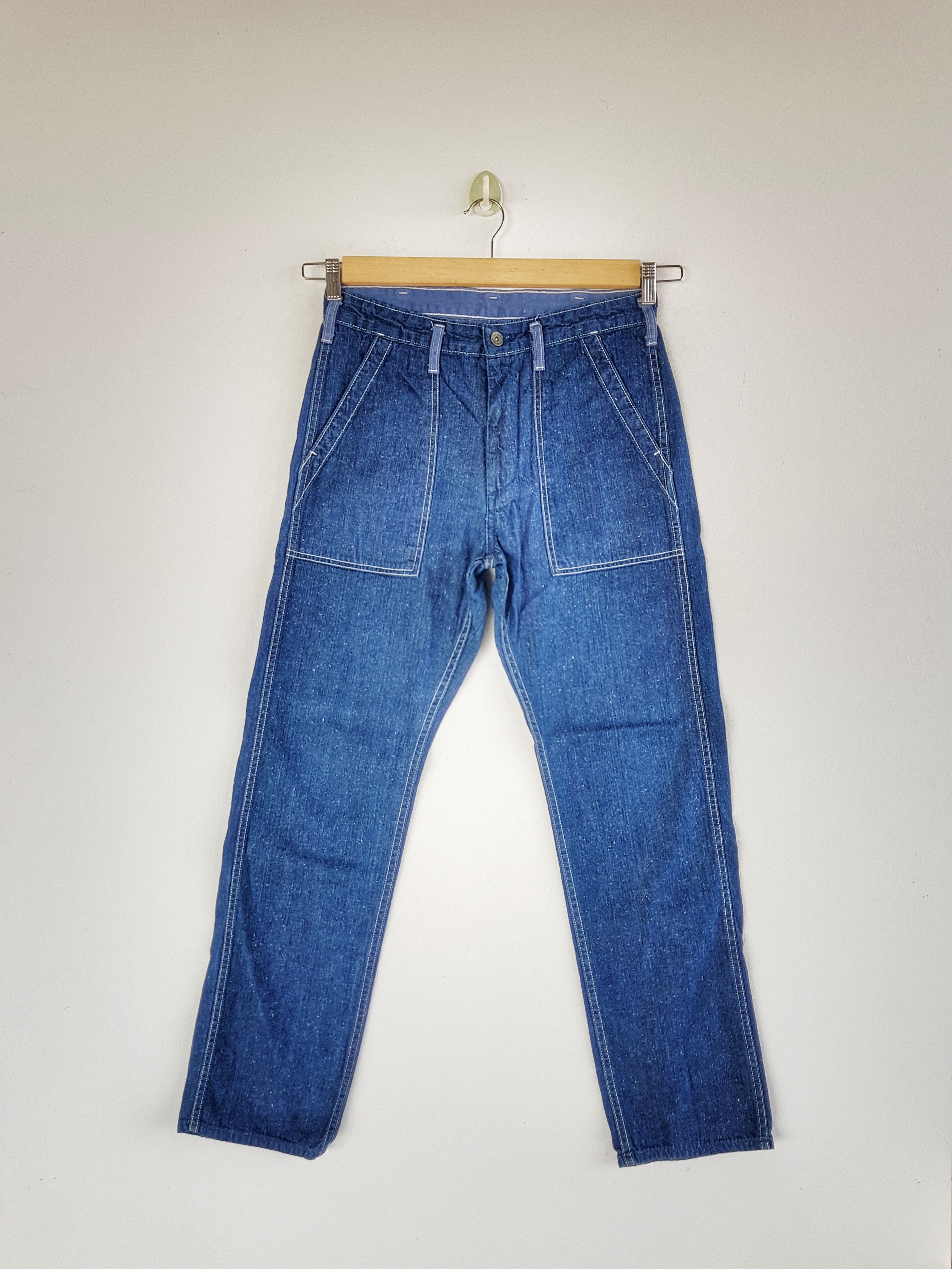 Japanese Brand Vintage Japanese Jeans Loose Fit Japanese Denim Pants Size US 30 / EU 46 - 1 Thumbnail
