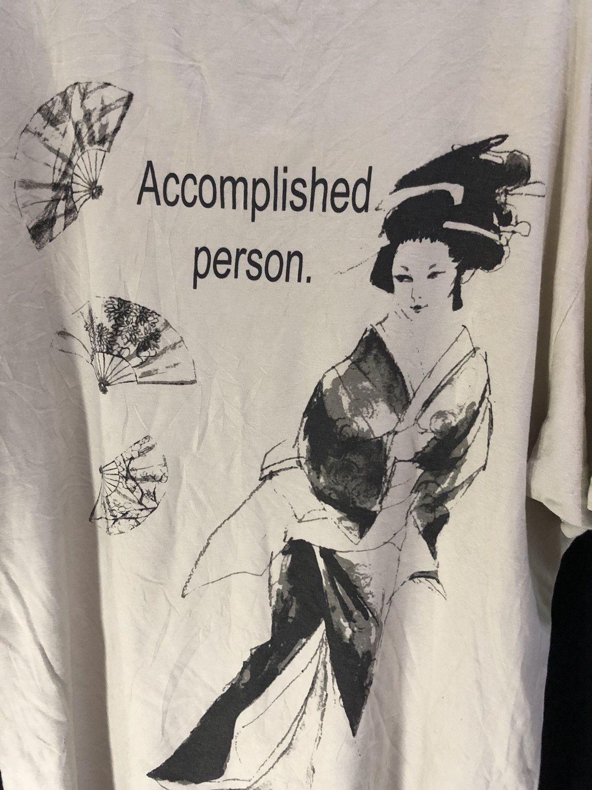 Designer × Japanese Brand × Takeo Kikuchi Vintage Takeo Kikuchi T-shirt geisha design size XL Size US XL / EU 56 / 4 - 5 Thumbnail
