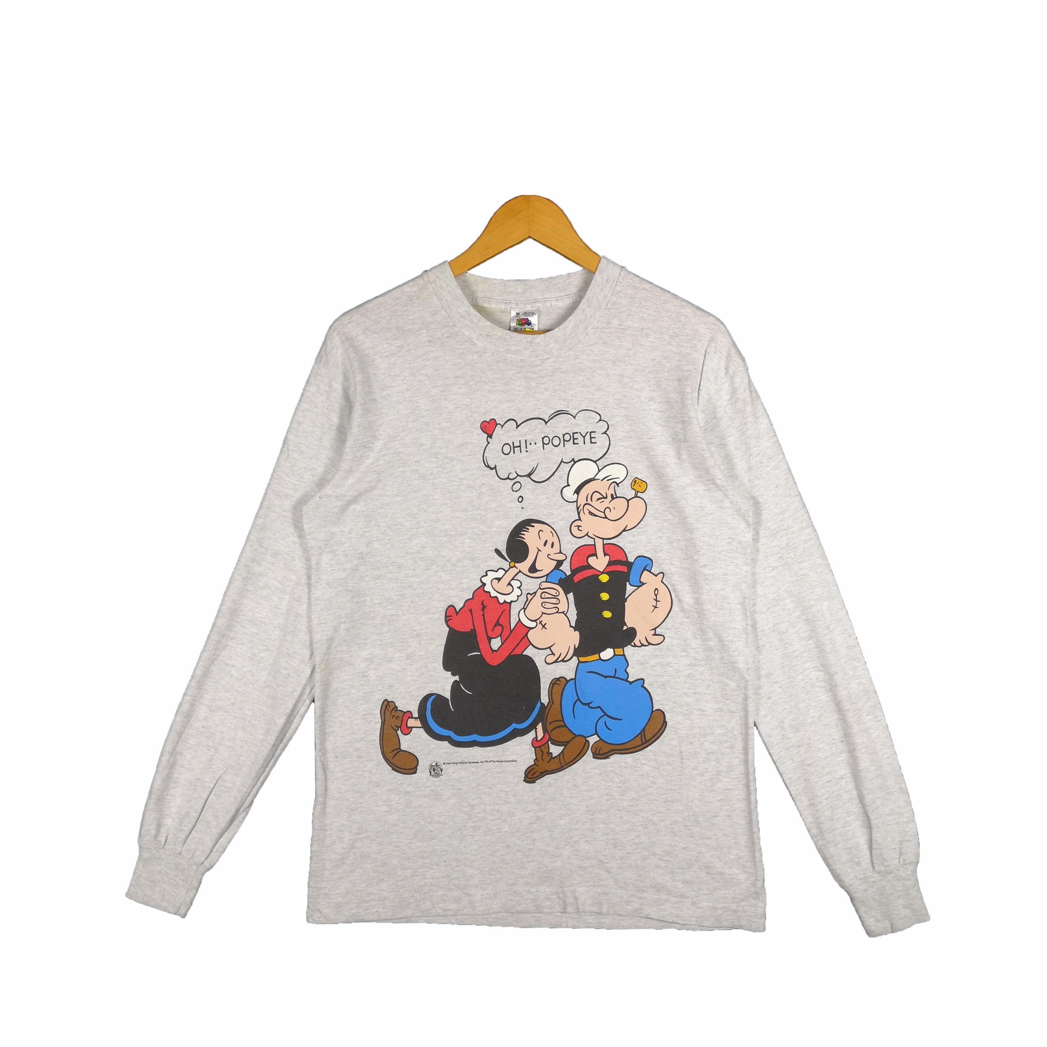 Cartoon Network Vintage Popaye T-Shirt Cartoon Anime Manga Tees 56789 Size US M / EU 48-50 / 2 - 1 Thumbnail