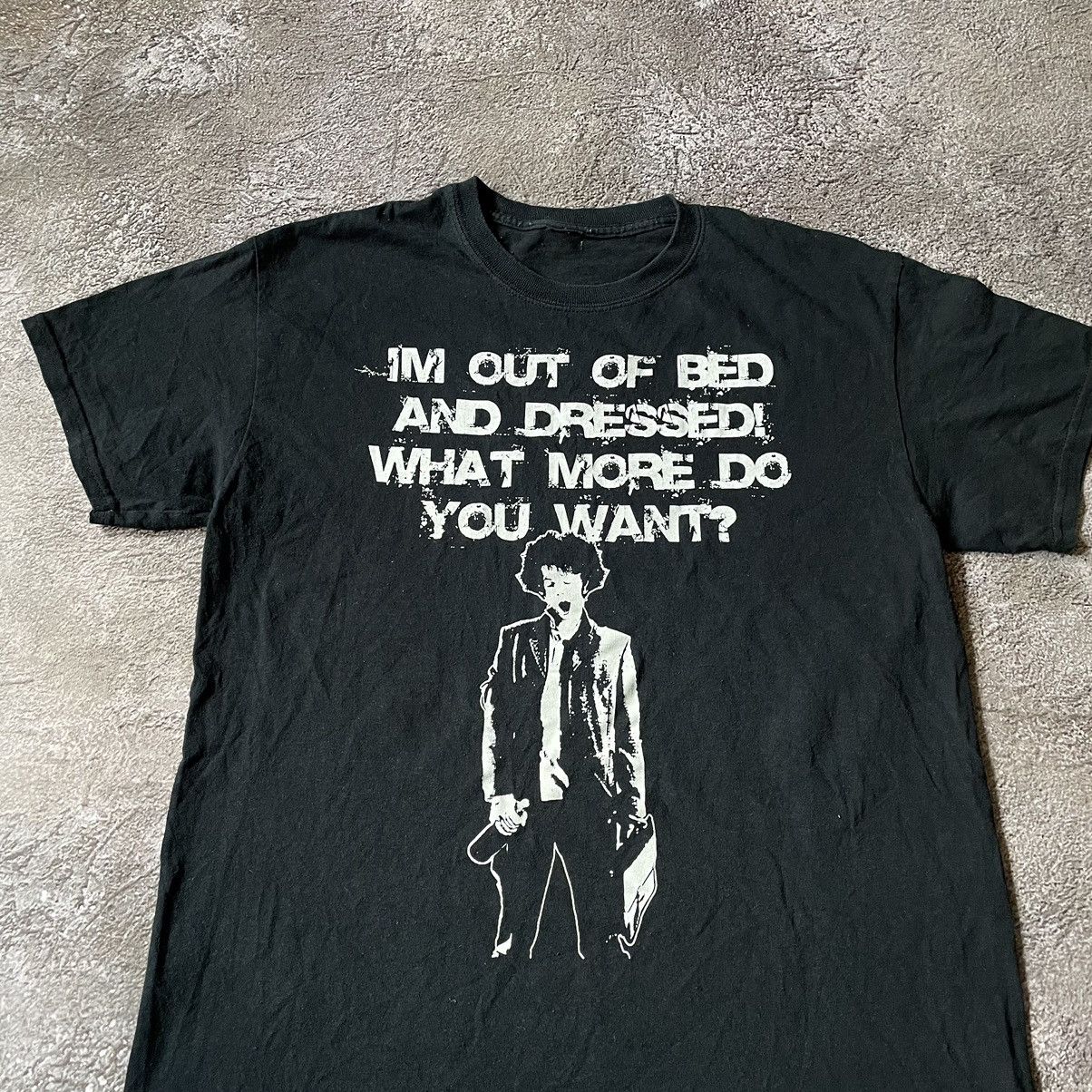 Vintage Y2K Distressed Graphic Tee Dark Print Grunge Thrashed Slim M Size US M / EU 48-50 / 2 - 2 Thumbnail
