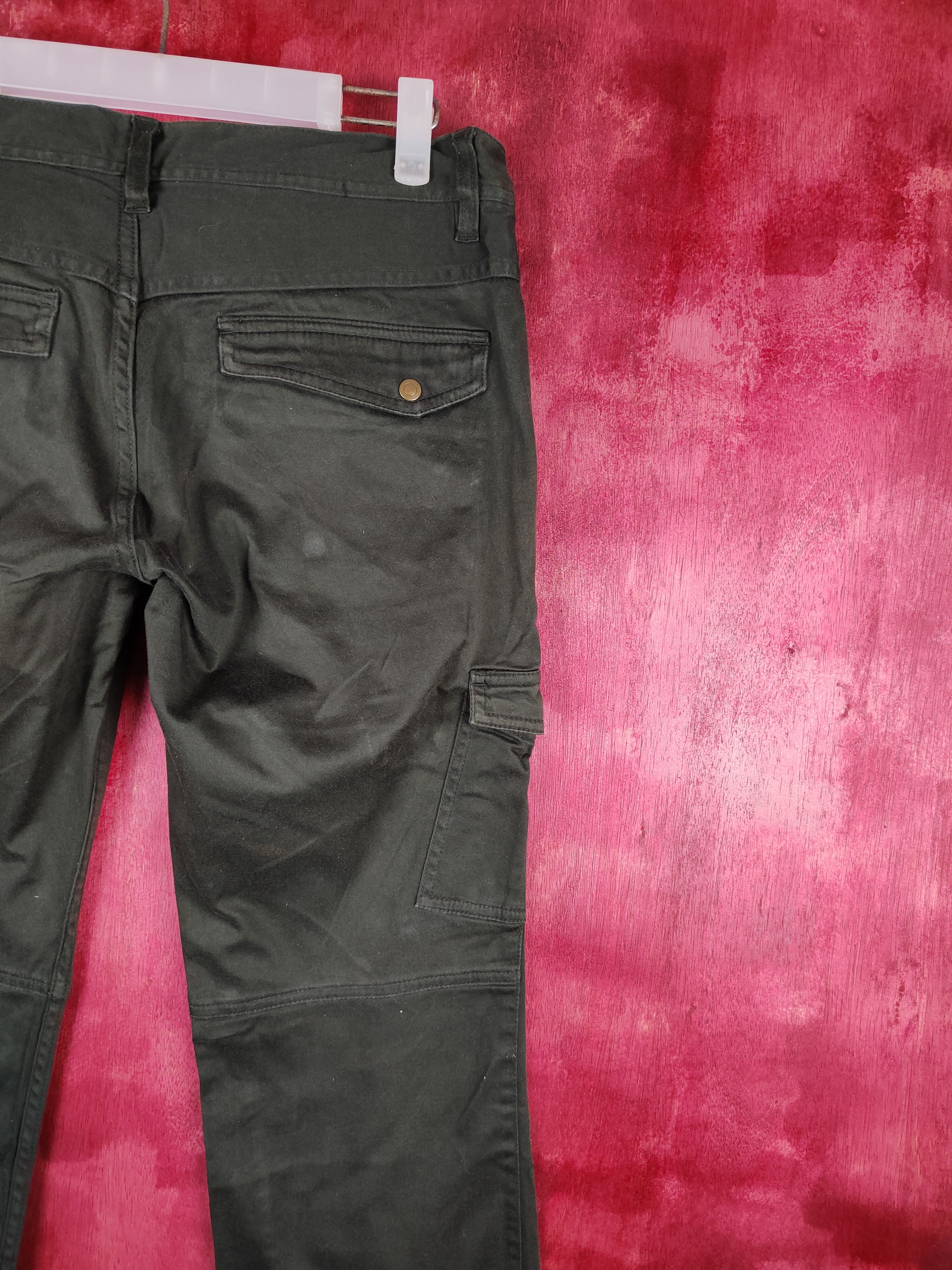 Japanese Brand Nicole Army Green Multi Pocket Tactical Cargo Pants #S602 Size US 30 / EU 46 - 11 Thumbnail