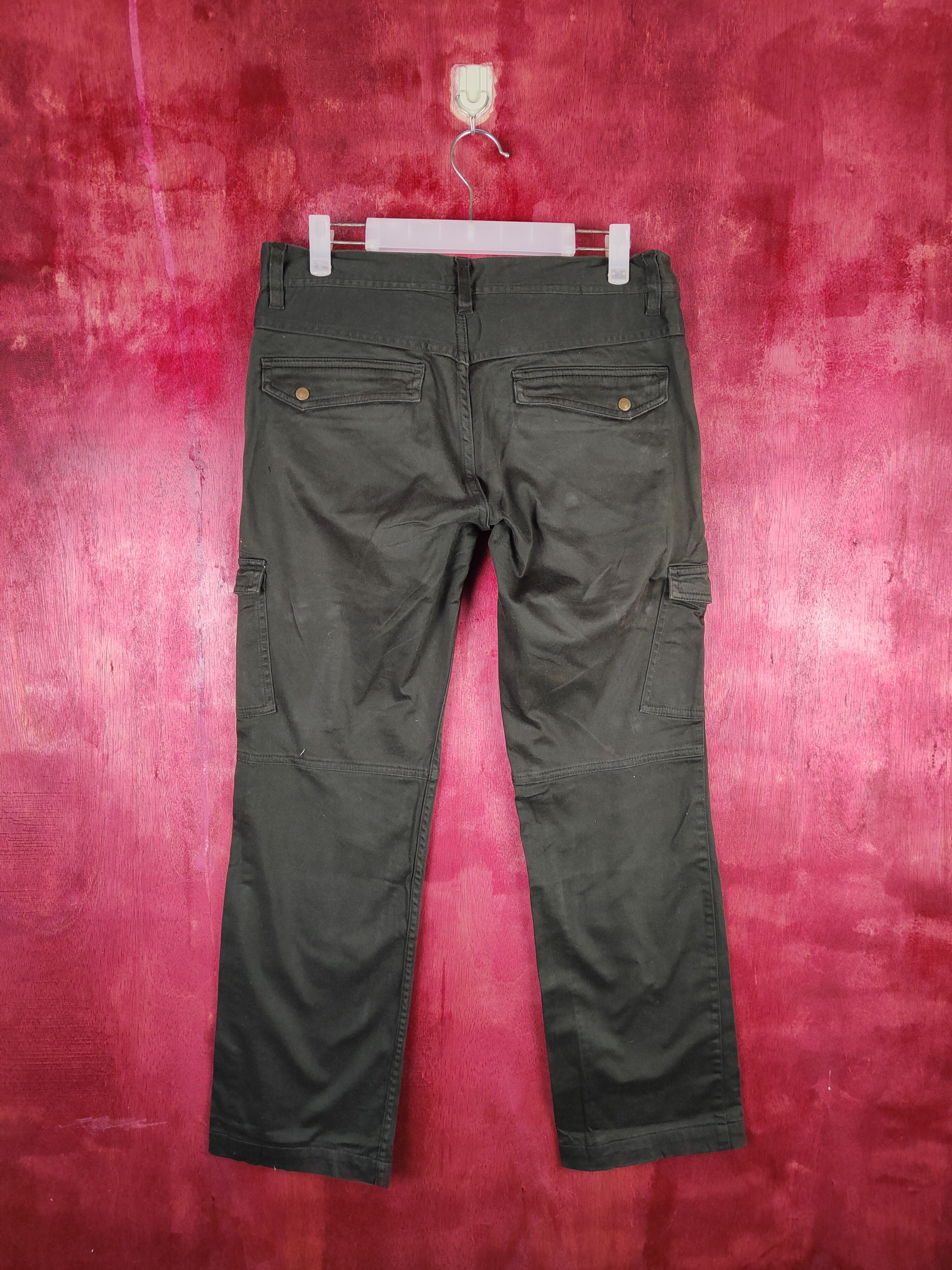 Japanese Brand Nicole Army Green Multi Pocket Tactical Cargo Pants #S602 Size US 30 / EU 46 - 8 Thumbnail