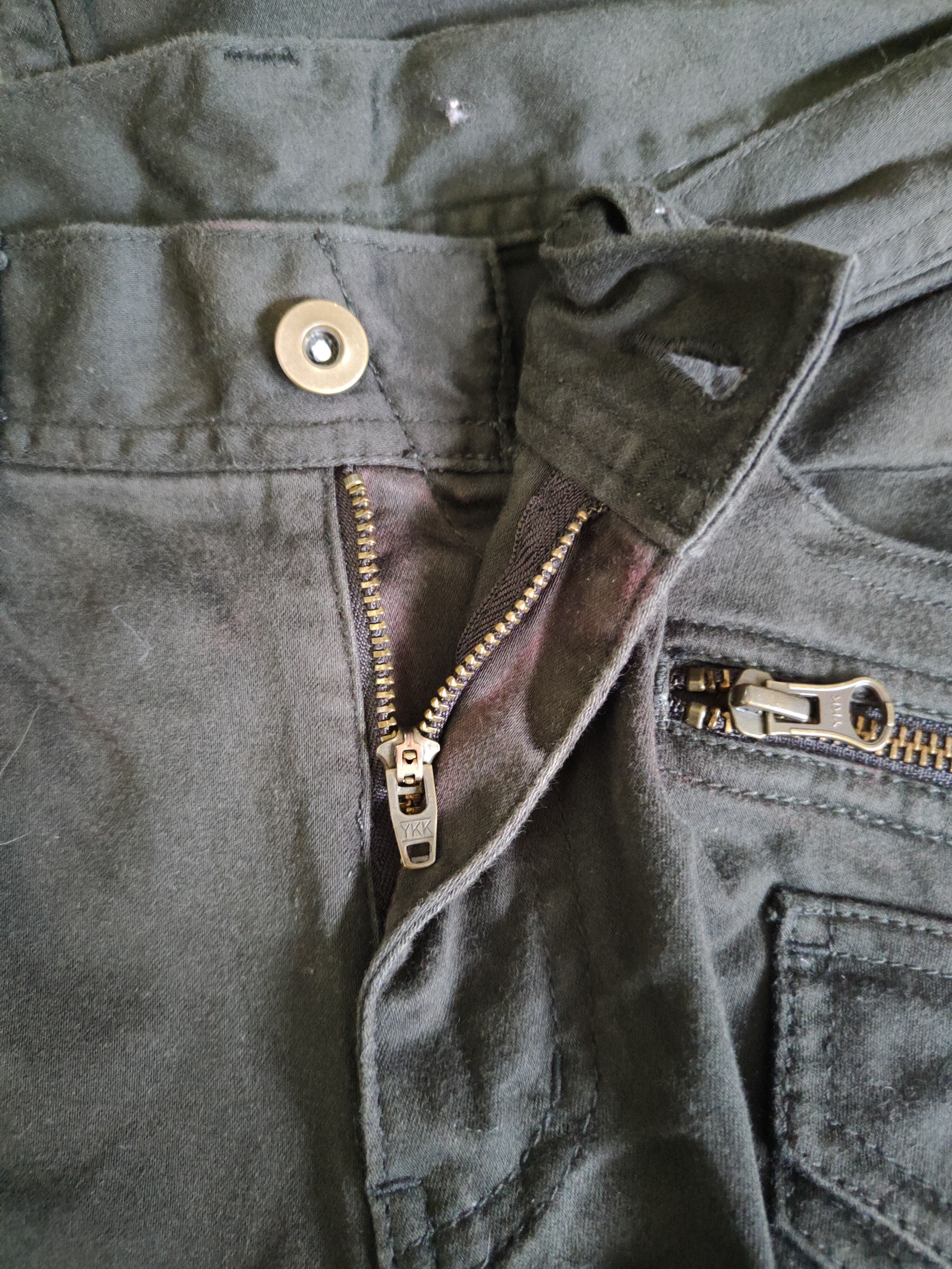 Japanese Brand Nicole Army Green Multi Pocket Tactical Cargo Pants #S602 Size US 30 / EU 46 - 13 Thumbnail