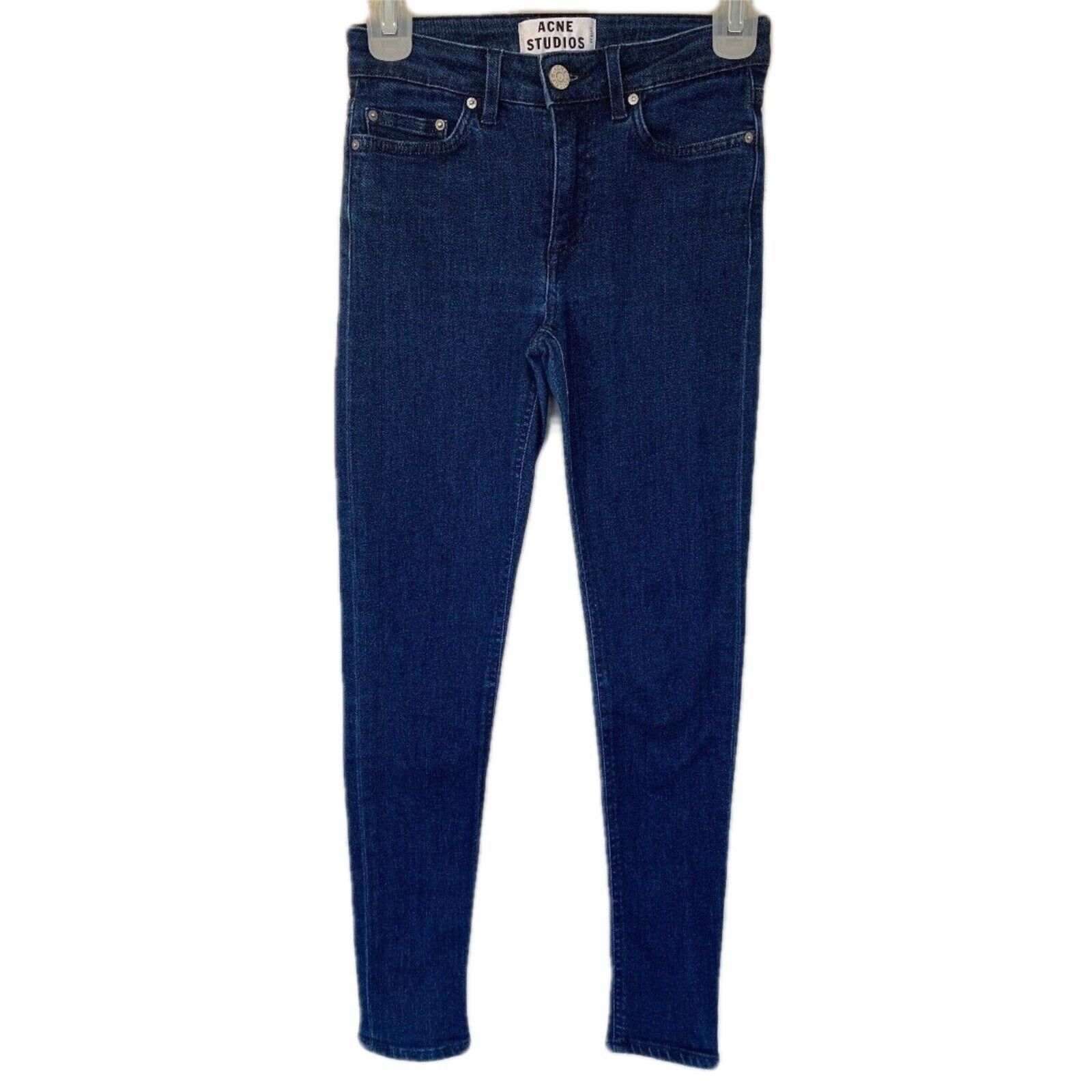 Acne Studios $220 ACNE STUDIOS JEANS, SOFT RINSE SKINNY JEANS, Size 25/32 Size 25" / US 0 / IT 36 - 2 Thumbnail