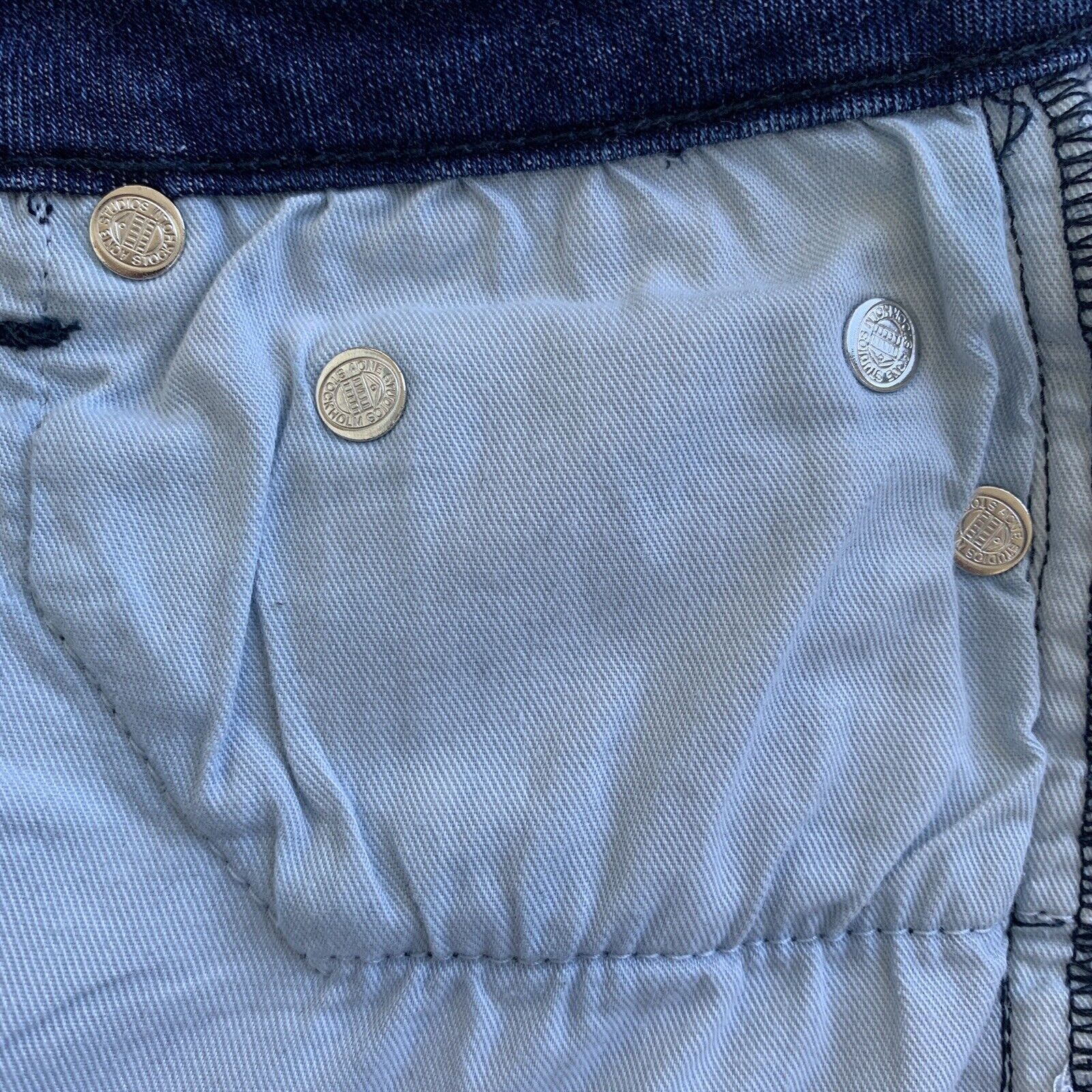Acne Studios $220 ACNE STUDIOS JEANS, SOFT RINSE SKINNY JEANS, Size 25/32 Size 25" / US 0 / IT 36 - 10 Thumbnail