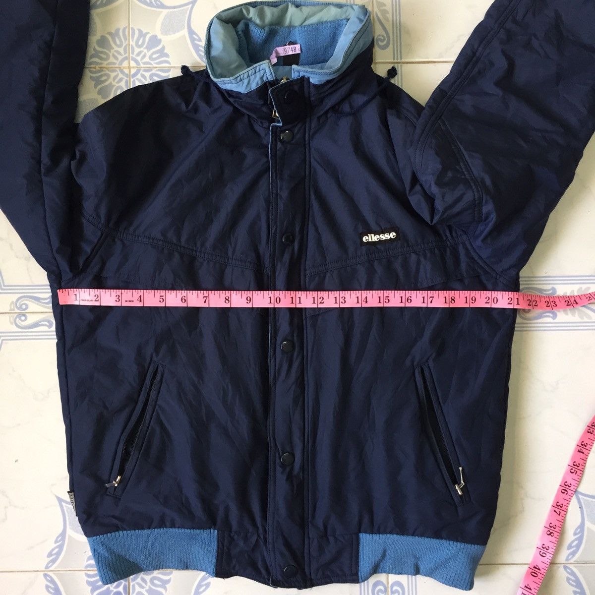 Ellesse × Vintage Vtg Ellesse Alpine Ski World Cup Sweater Jacket With Hoodie Size US L / EU 52-54 / 3 - 23 Thumbnail
