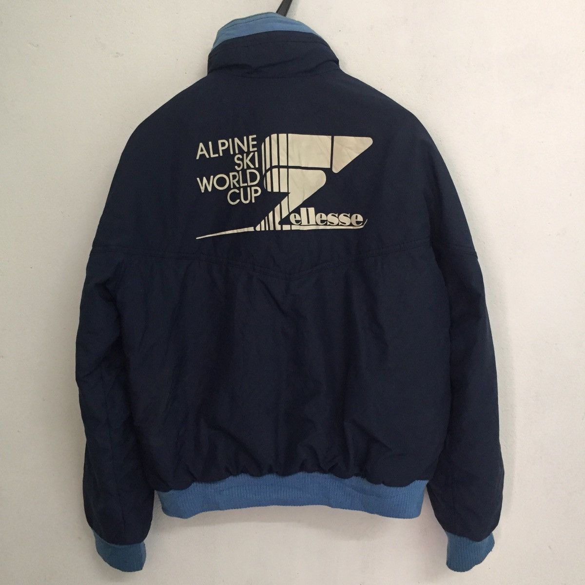 Ellesse × Vintage Vtg Ellesse Alpine Ski World Cup Sweater Jacket With Hoodie Size US L / EU 52-54 / 3 - 1 Thumbnail