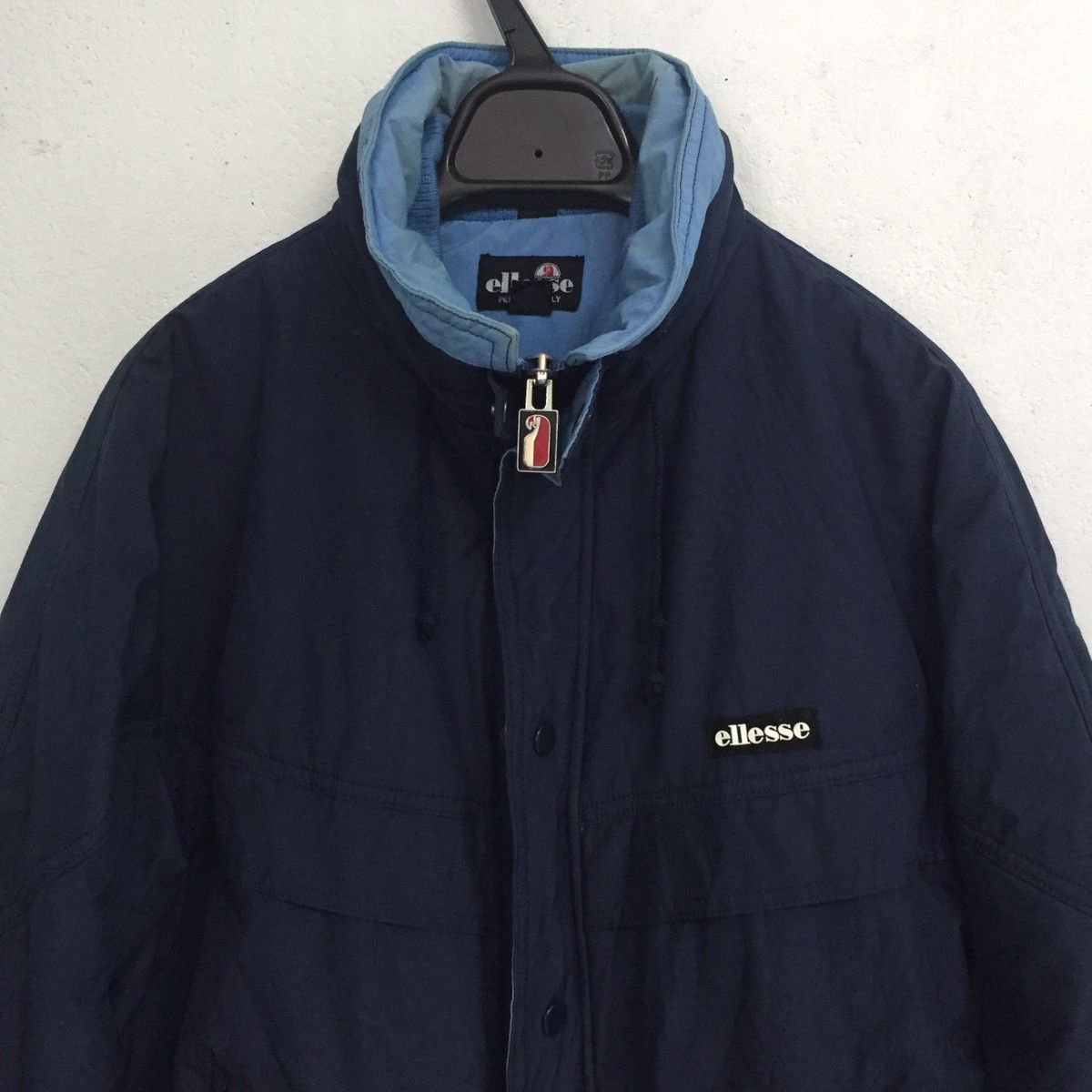 Ellesse × Vintage Vtg Ellesse Alpine Ski World Cup Sweater Jacket With Hoodie Size US L / EU 52-54 / 3 - 5 Thumbnail