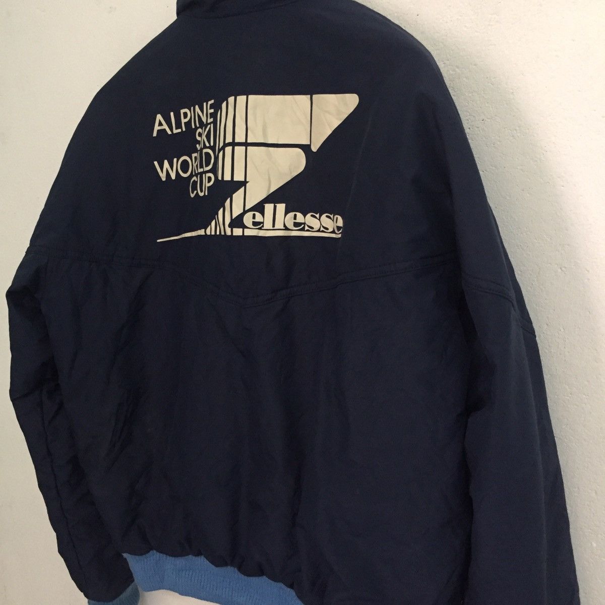Ellesse × Vintage Vtg Ellesse Alpine Ski World Cup Sweater Jacket With Hoodie Size US L / EU 52-54 / 3 - 3 Thumbnail