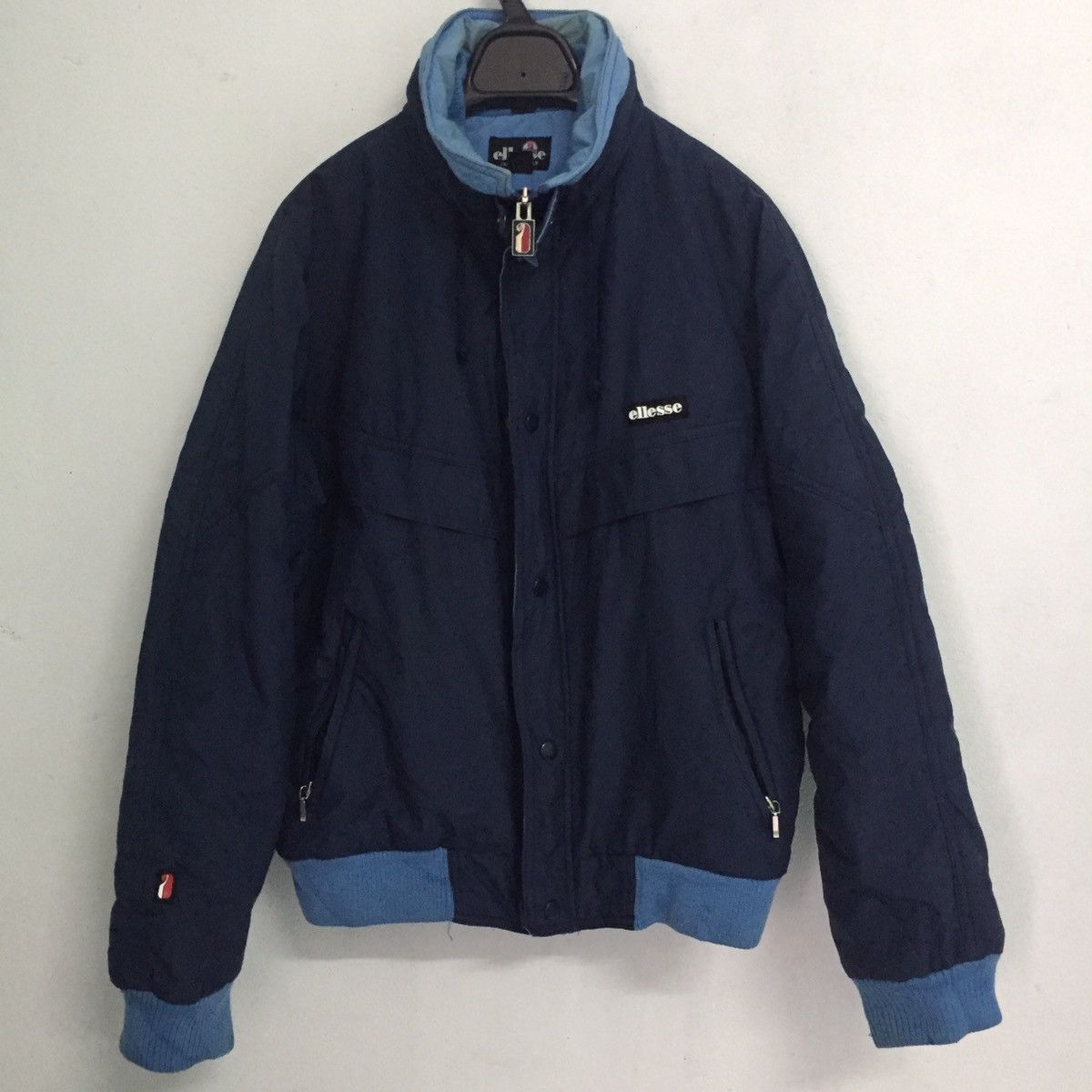Ellesse × Vintage Vtg Ellesse Alpine Ski World Cup Sweater Jacket With Hoodie Size US L / EU 52-54 / 3 - 4 Thumbnail