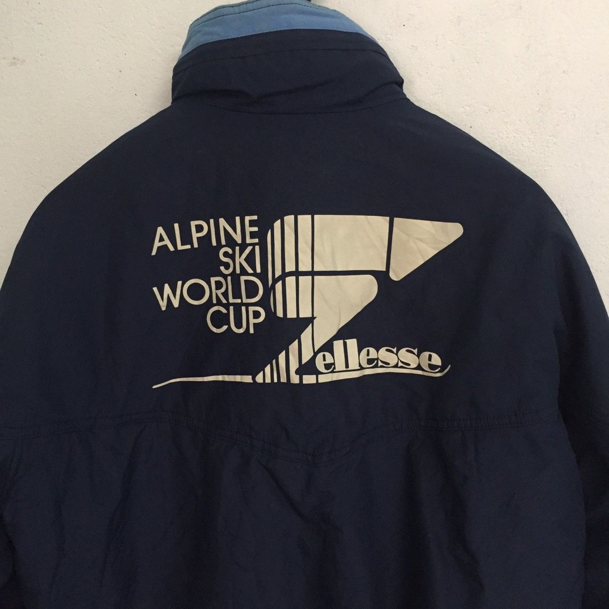 Ellesse × Vintage Vtg Ellesse Alpine Ski World Cup Sweater Jacket With Hoodie Size US L / EU 52-54 / 3 - 2 Thumbnail