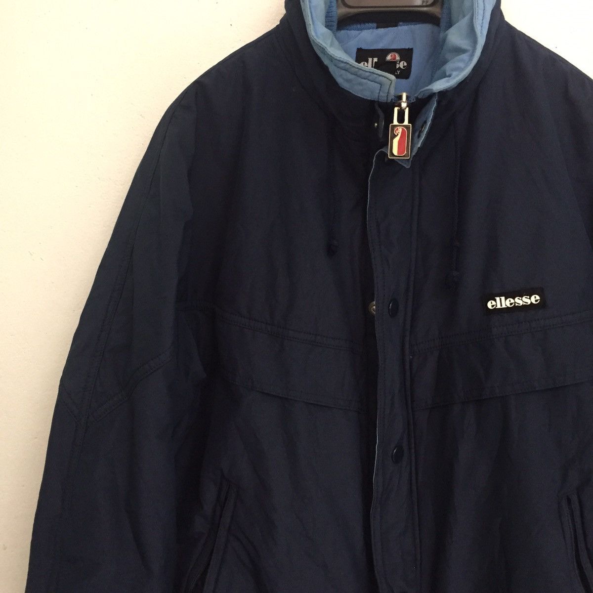 Ellesse × Vintage Vtg Ellesse Alpine Ski World Cup Sweater Jacket With Hoodie Size US L / EU 52-54 / 3 - 8 Thumbnail