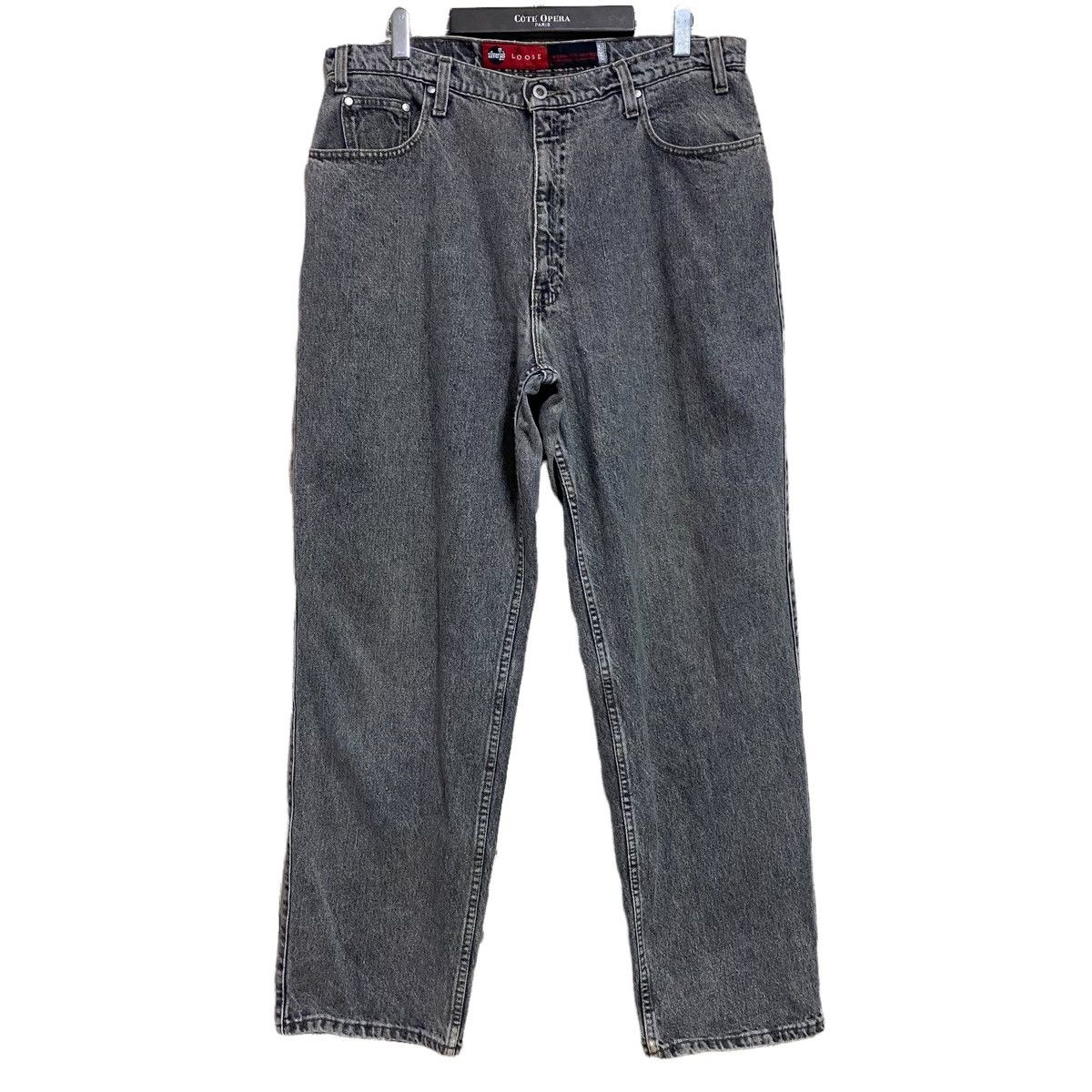 Vintage 90s Levis Silvertab Loose Fit Jeans Faded Black