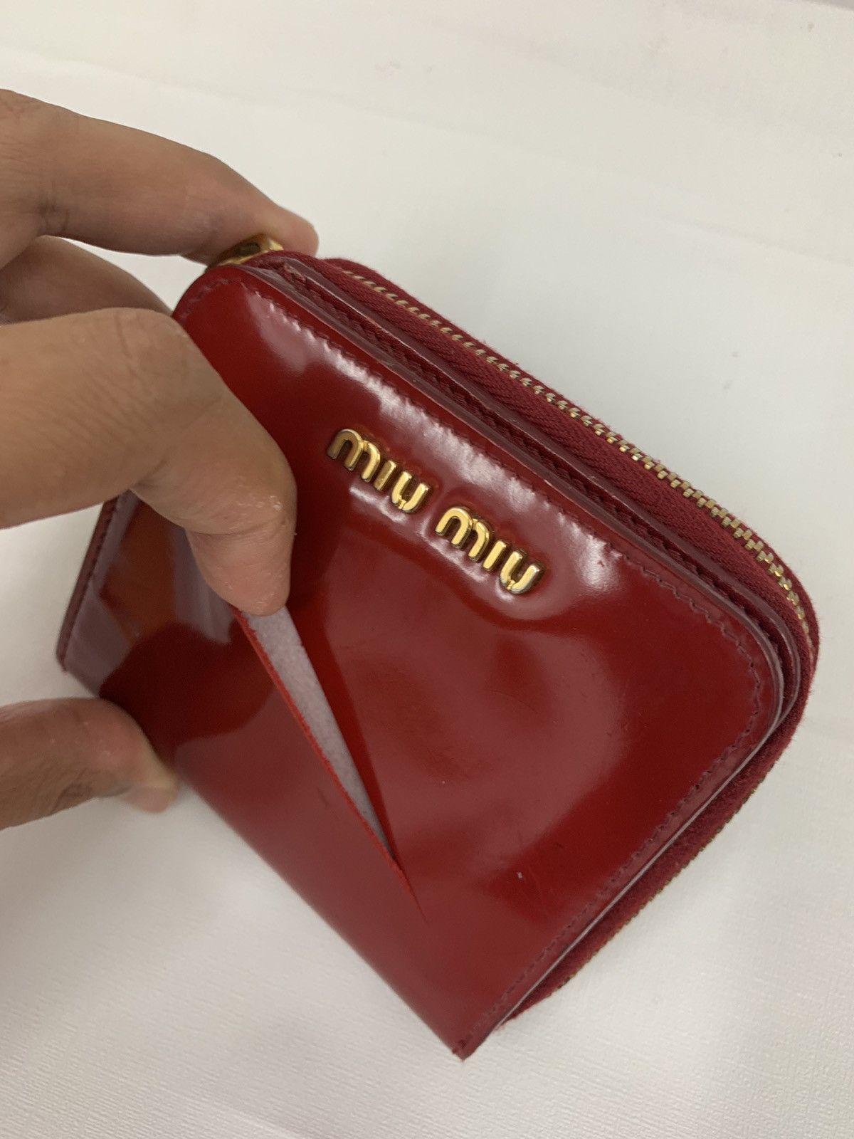 Miu Miu × Prada MIU MIU Leather WALLET Size ONE SIZE - 2 Thumbnail