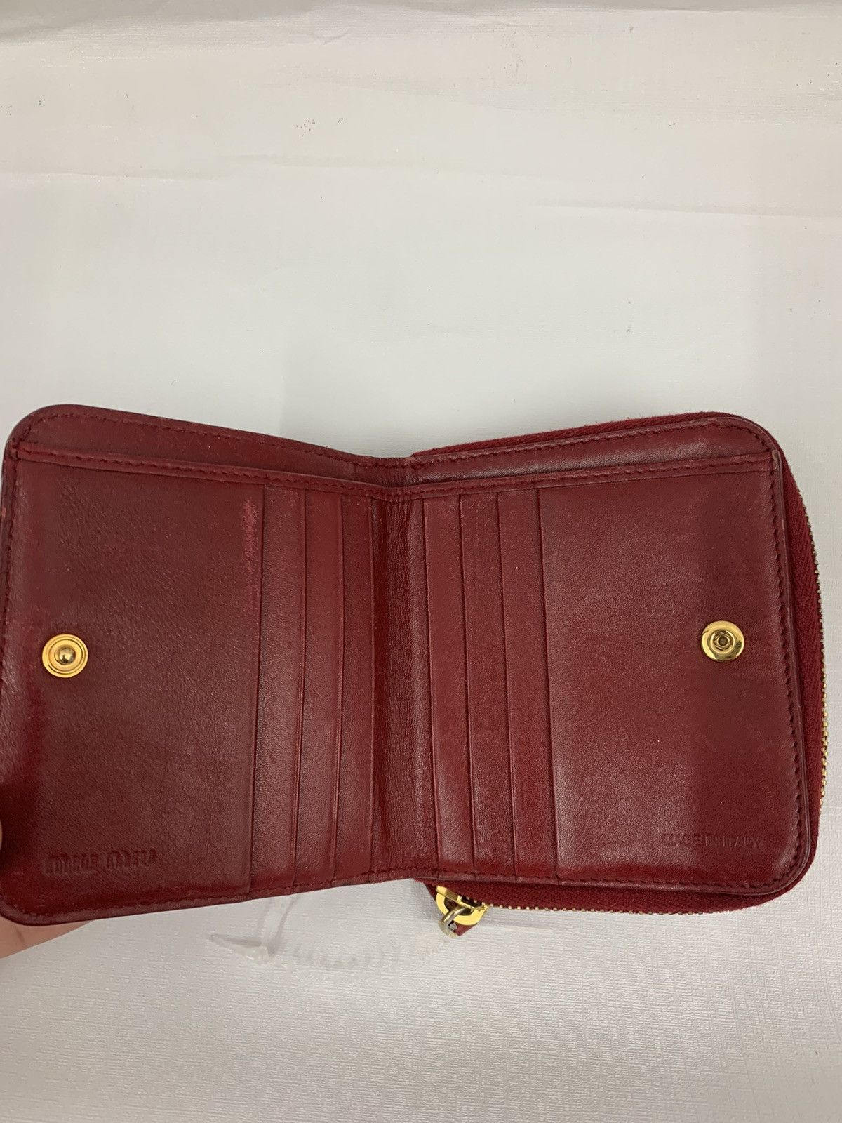 Miu Miu × Prada MIU MIU Leather WALLET Size ONE SIZE - 4 Thumbnail