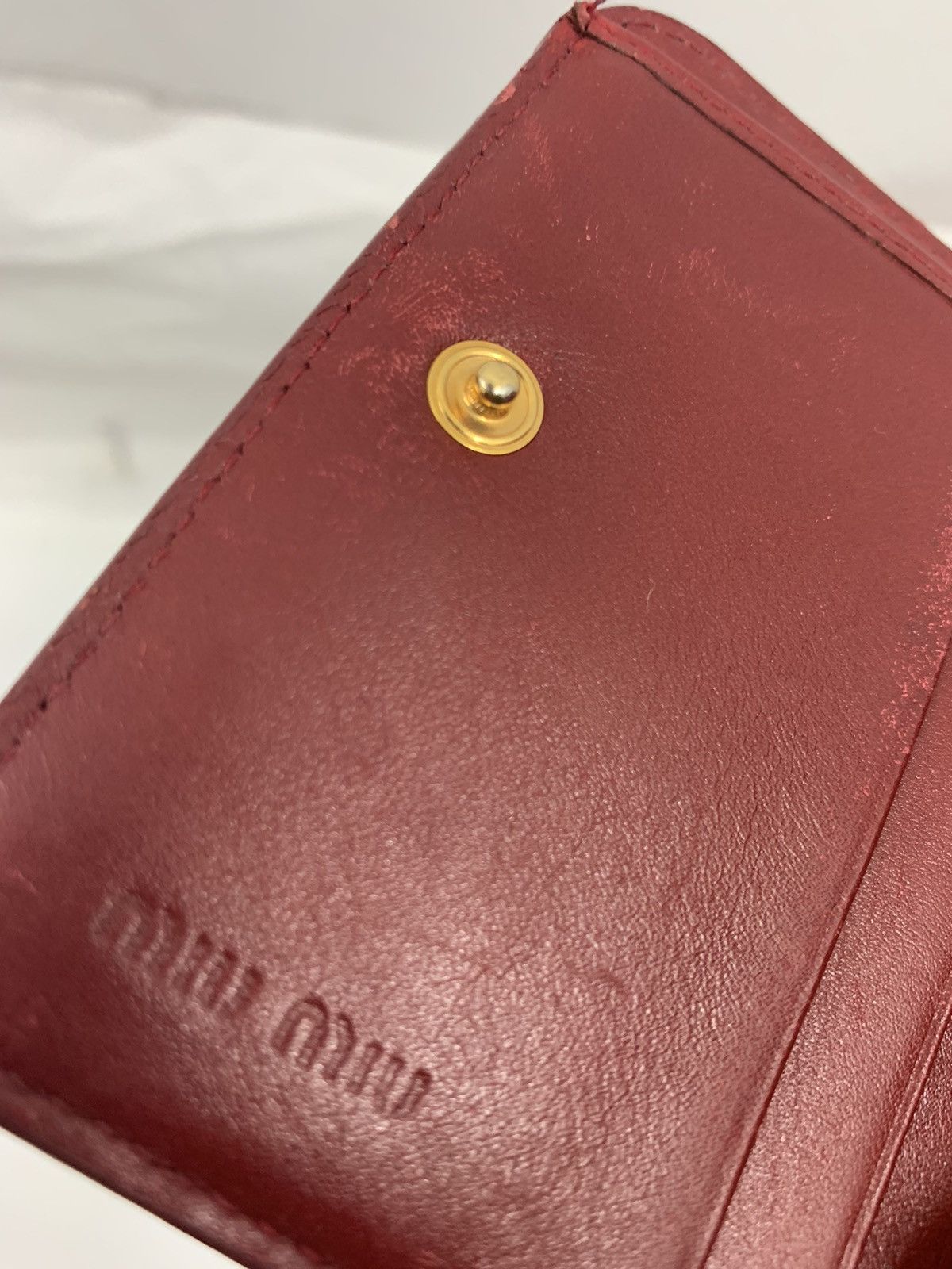 Miu Miu × Prada MIU MIU Leather WALLET Size ONE SIZE - 6 Thumbnail