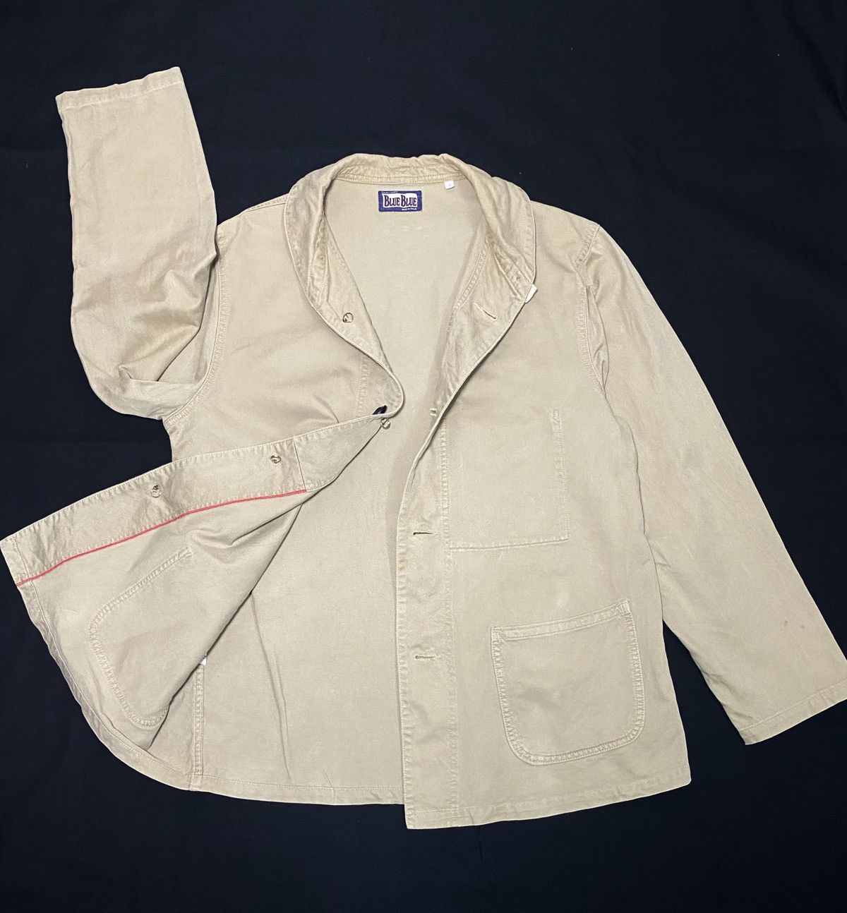 Blue Blue Japan Blue Blue Khaki Navy Style Jacket Size US M / EU 48-50 / 2 - 1 Thumbnail