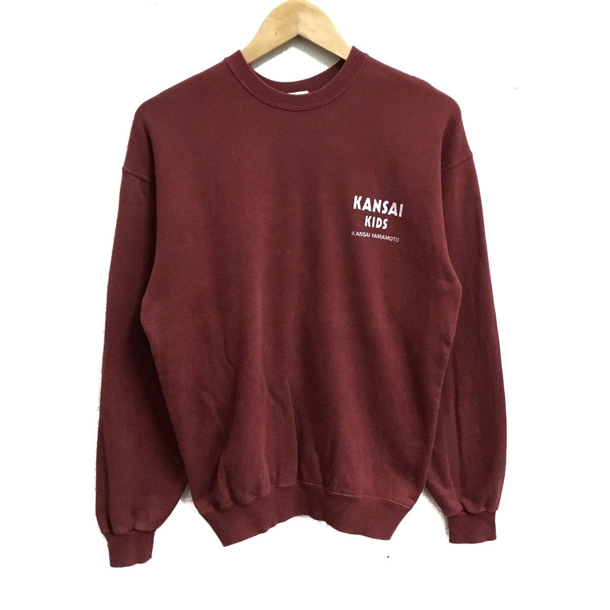 Japanese Brand × Kansai Yamamoto × Vintage Vintage Kansai Kids KANSAI YAMAMOTO Big Logo Sweatshirt Size US S / EU 44-46 / 1 - 2 Thumbnail