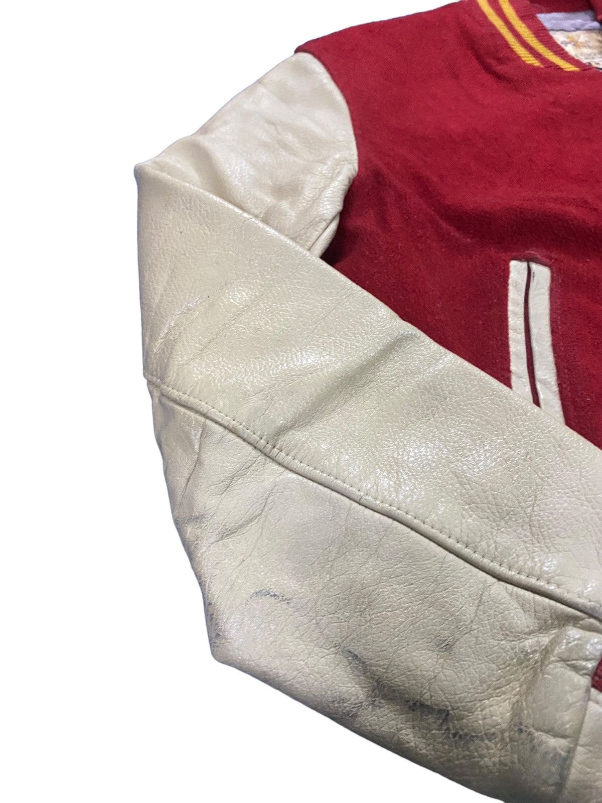 Golden Bear 🔥FinalDrop⏰Vtg 90s Golden Bear Sleeve Lather Varsity Jacket Size US M / EU 48-50 / 2 - 7 Thumbnail